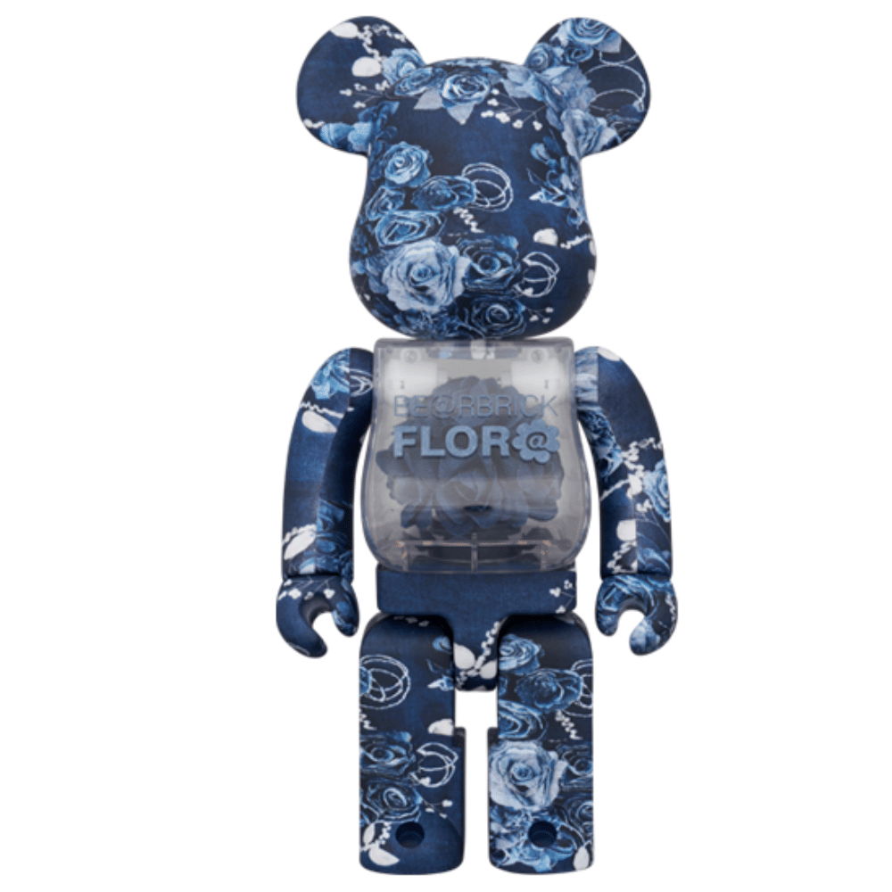 Medicom Toy FLOR@ DENIM 400% / 1000% BE@RBRICK