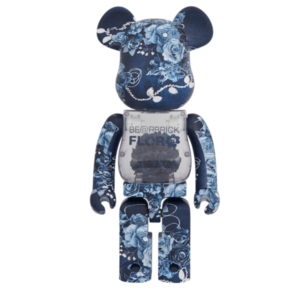 Medicom Toy FLOR@ DENIM 400% / 1000% BE@RBRICK