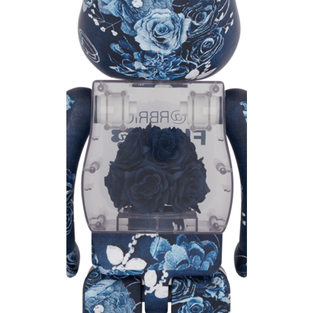 Medicom Toy FLOR@ DENIM 400% / 1000% BE@RBRICK