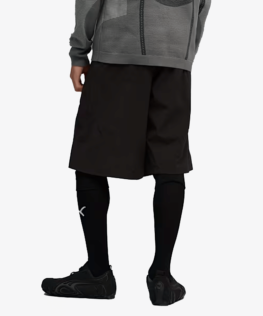 PUMA | x SAN SAN GEAR REGULAR FIT WOVEN SHORTS { PUMA BLACK