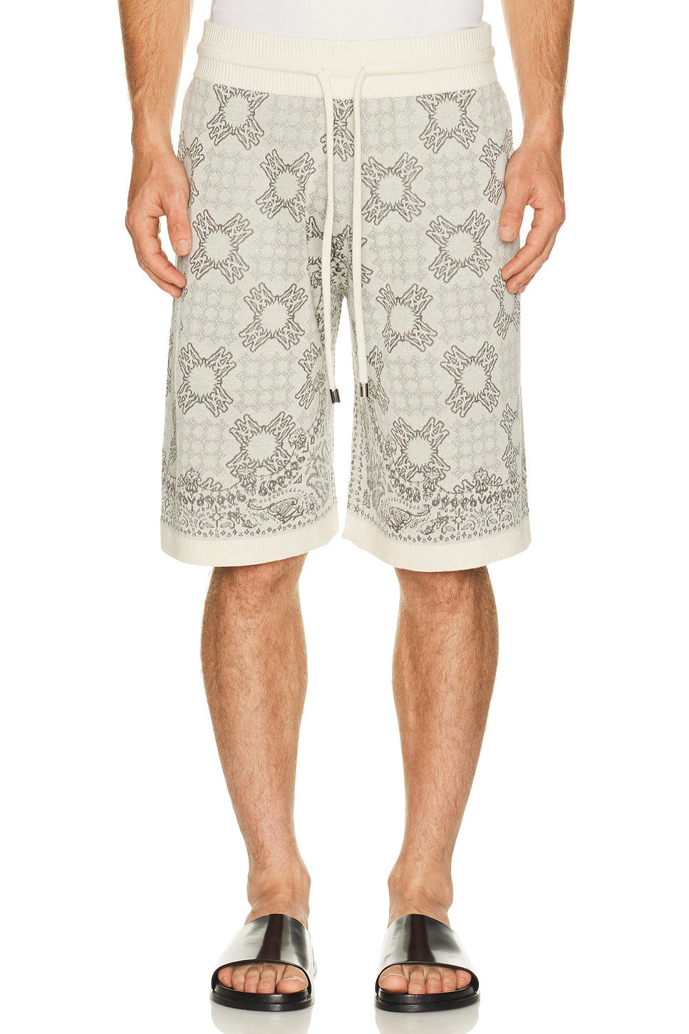Amiri MA Quad Check Mesh Knit Short