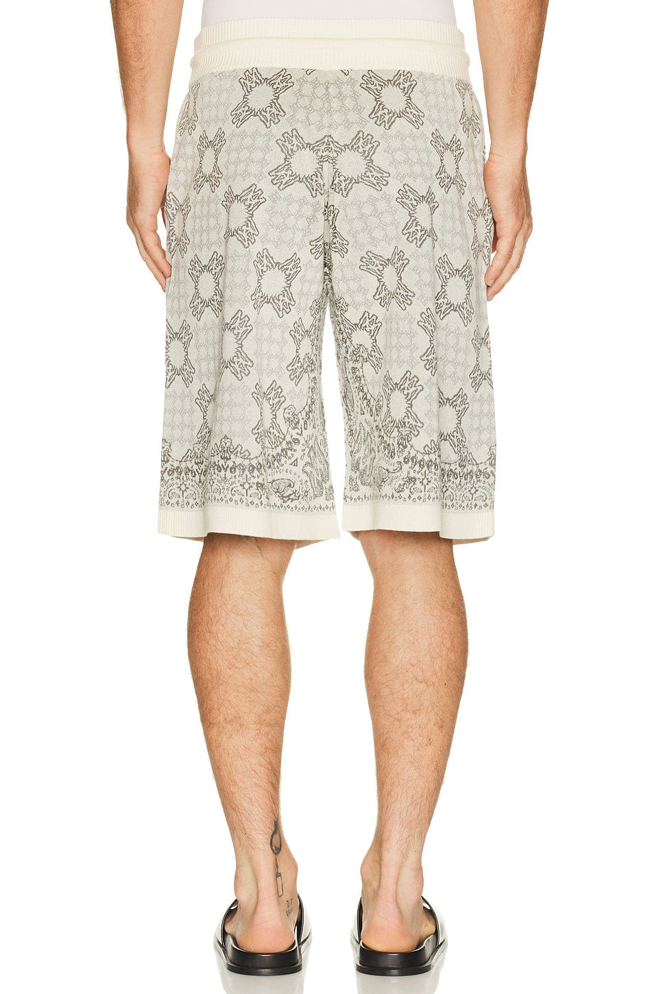 Amiri MA Quad Check Mesh Knit Short