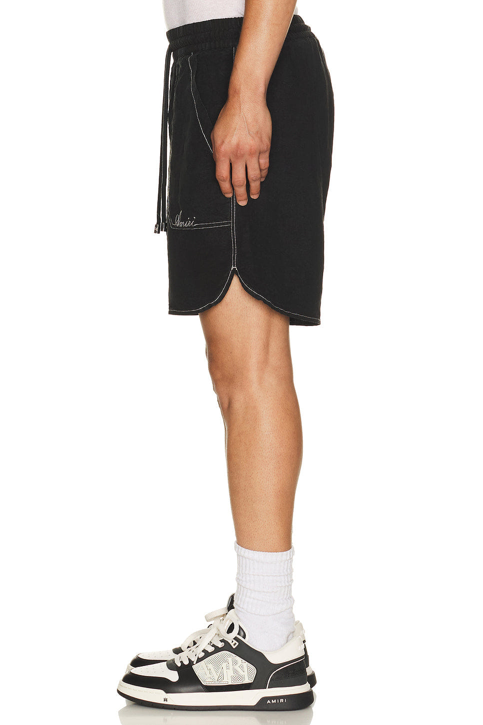 Amiri Script Linen Short