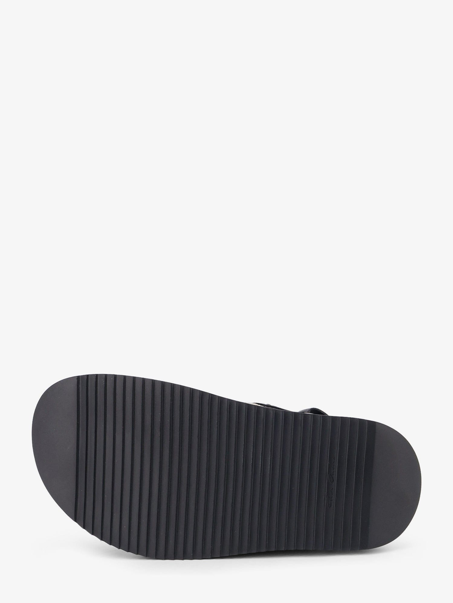 RICK OWENS Padded Megalace Platform leather sandals