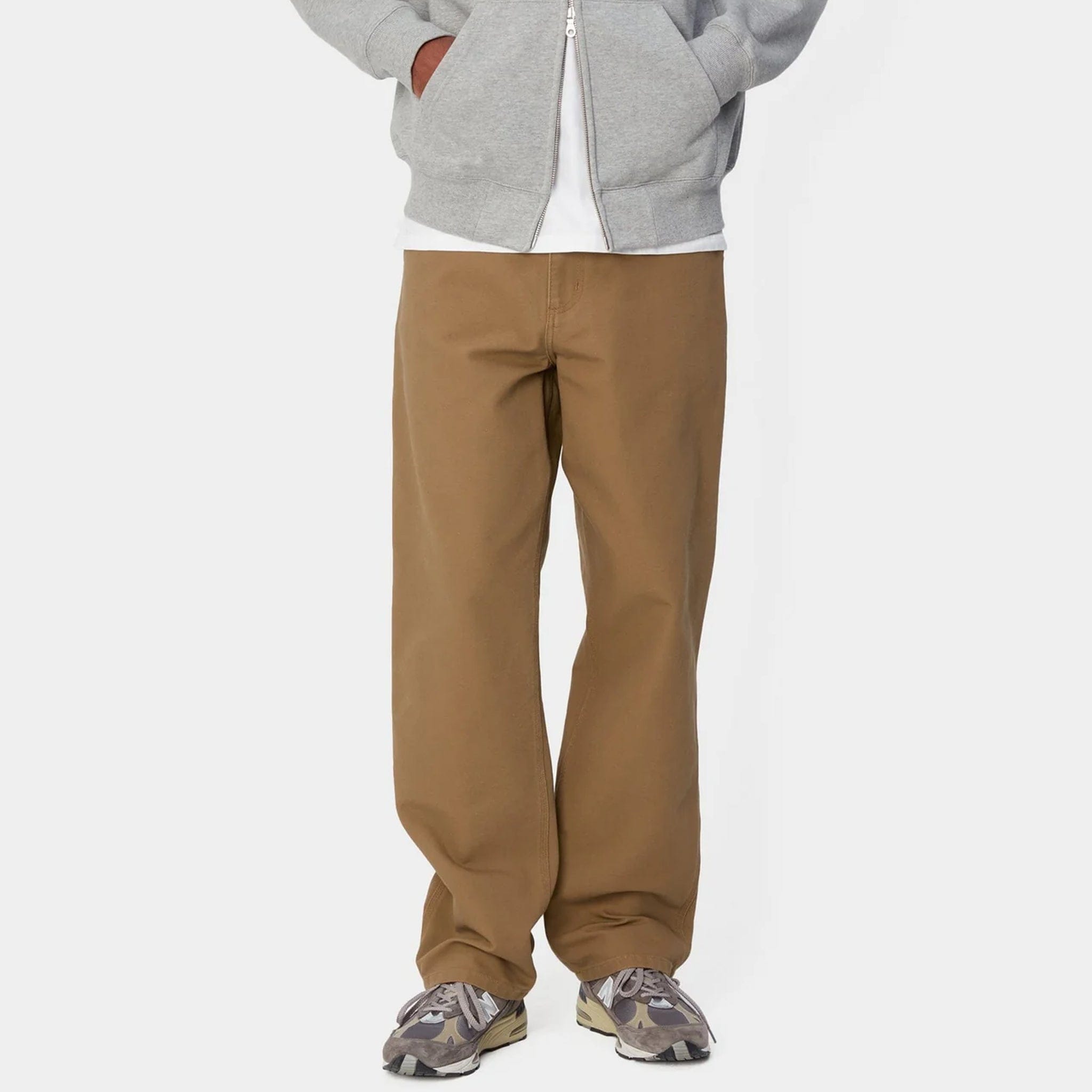 Carhartt WIP Single Knee Pant Organic (Hamilton Brown Rinsed)