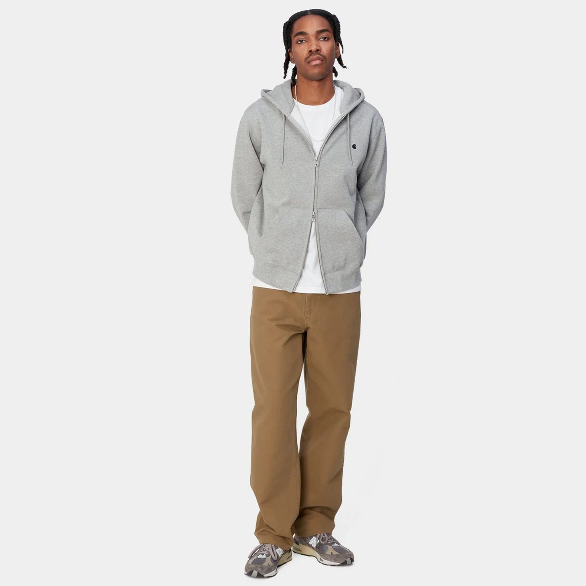 Carhartt WIP Single Knee Pant Organic (Hamilton Brown Rinsed)