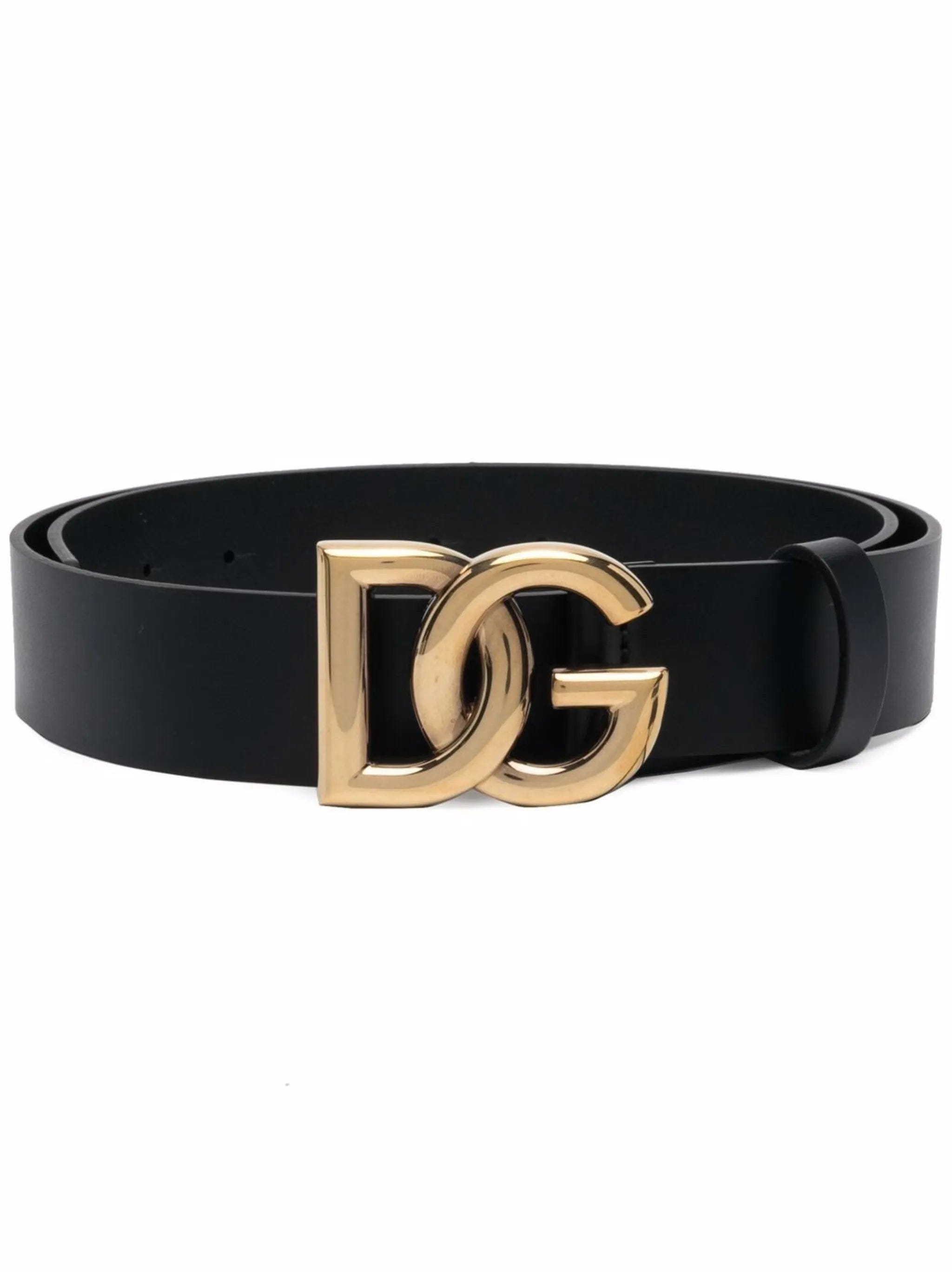 Dolce & Gabbana DG - logo leather belt