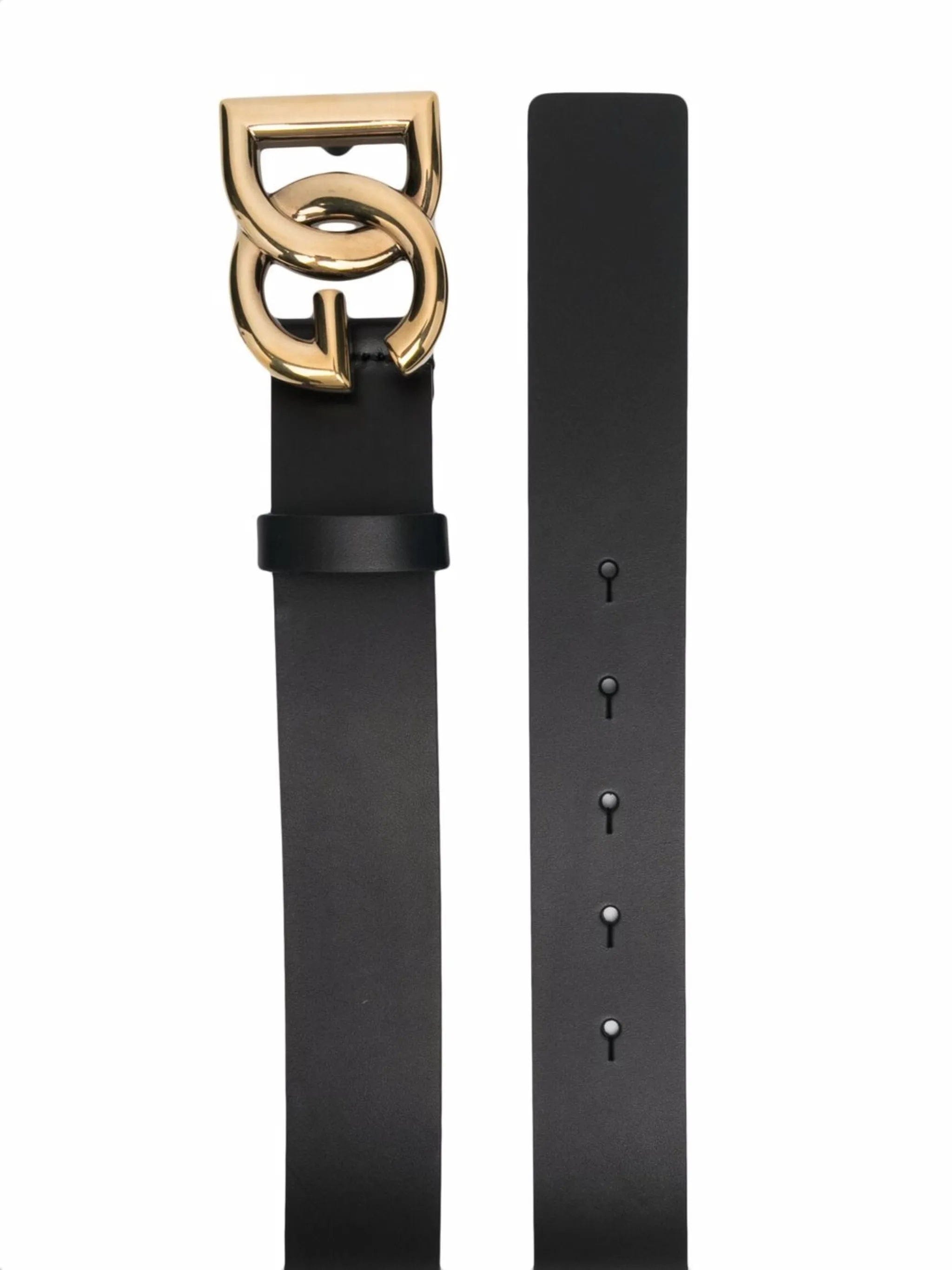 Dolce & Gabbana DG - logo leather belt