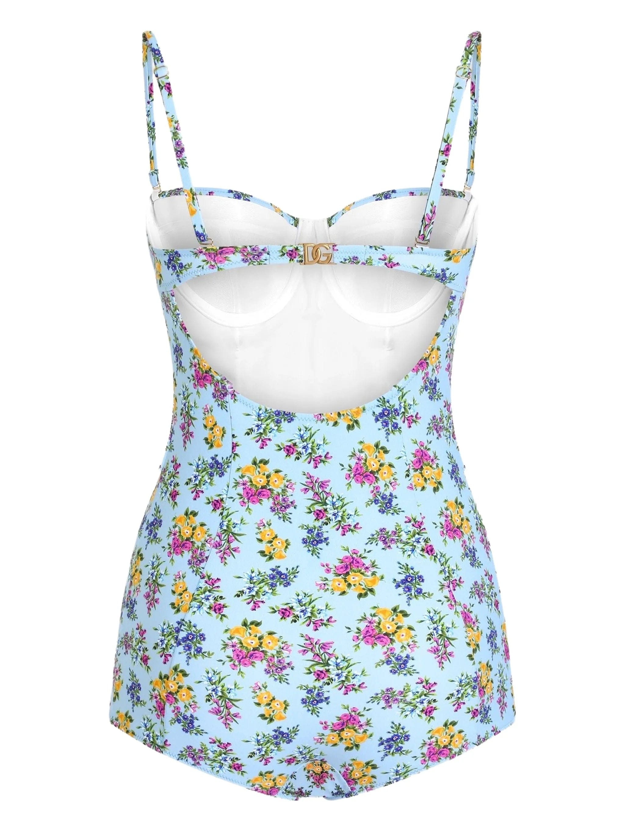 Dolce & Gabbana floral - print swimsuit