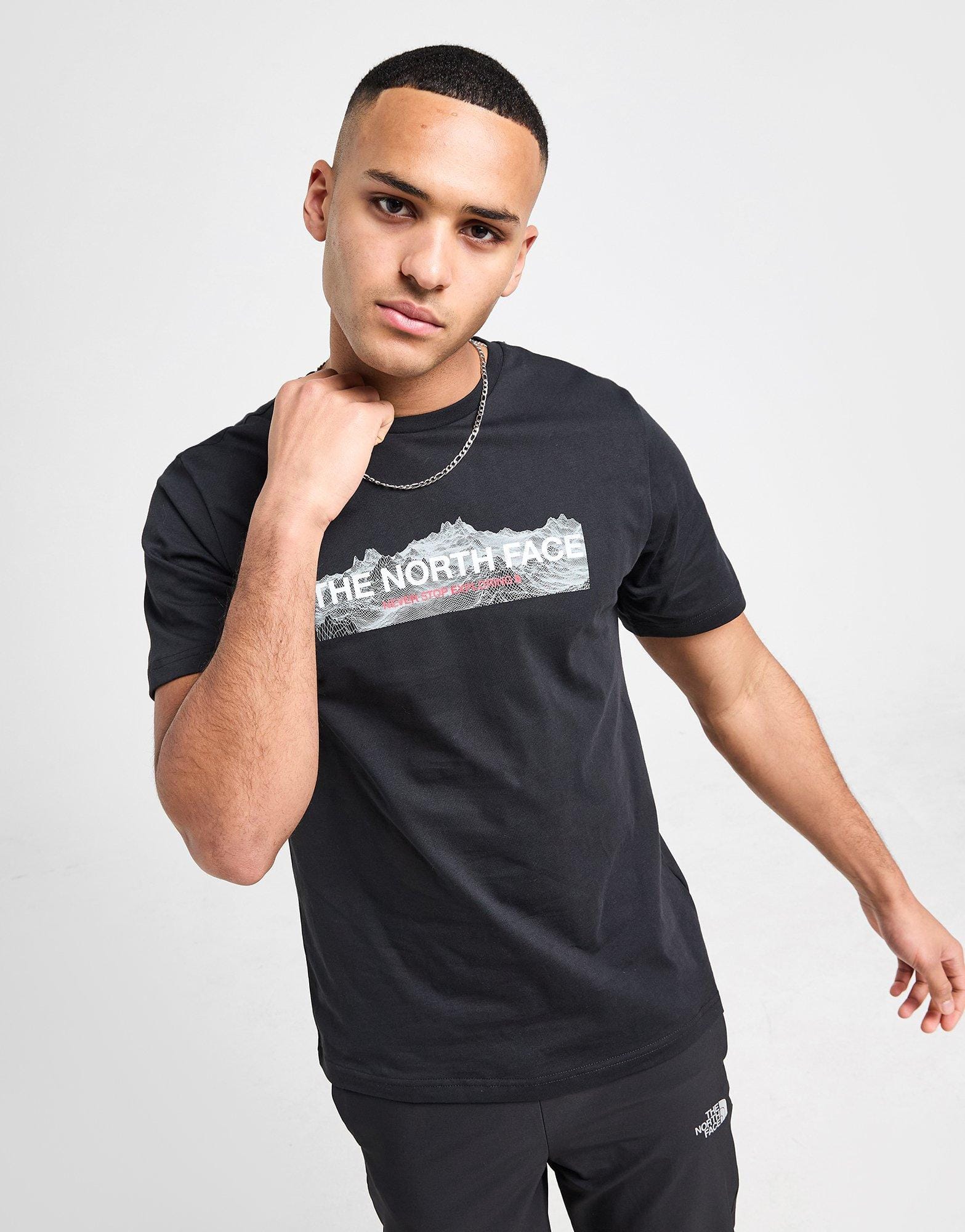 The North Face Quantum Digital Mountain T - Shirt