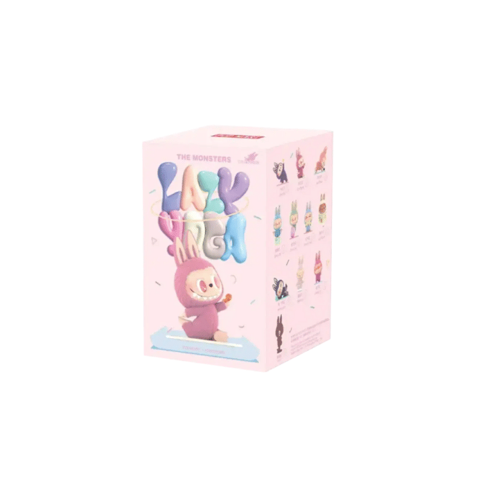Labubu Pop Mart Labubu The Monsters Lazy Yoga Series Figures Sealed Case