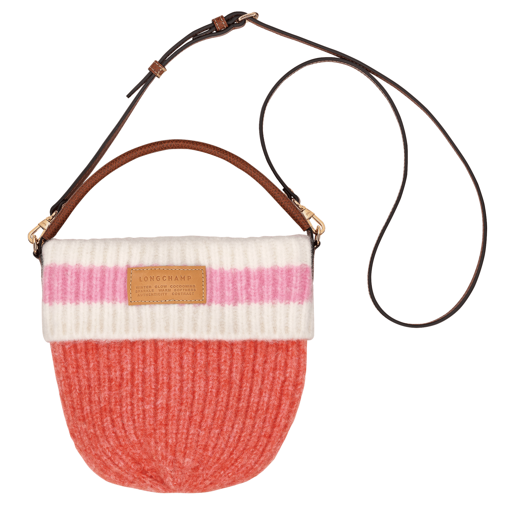 Long Champ Longchamp Le Pliage Collection Crossbody bag Coral/Pink