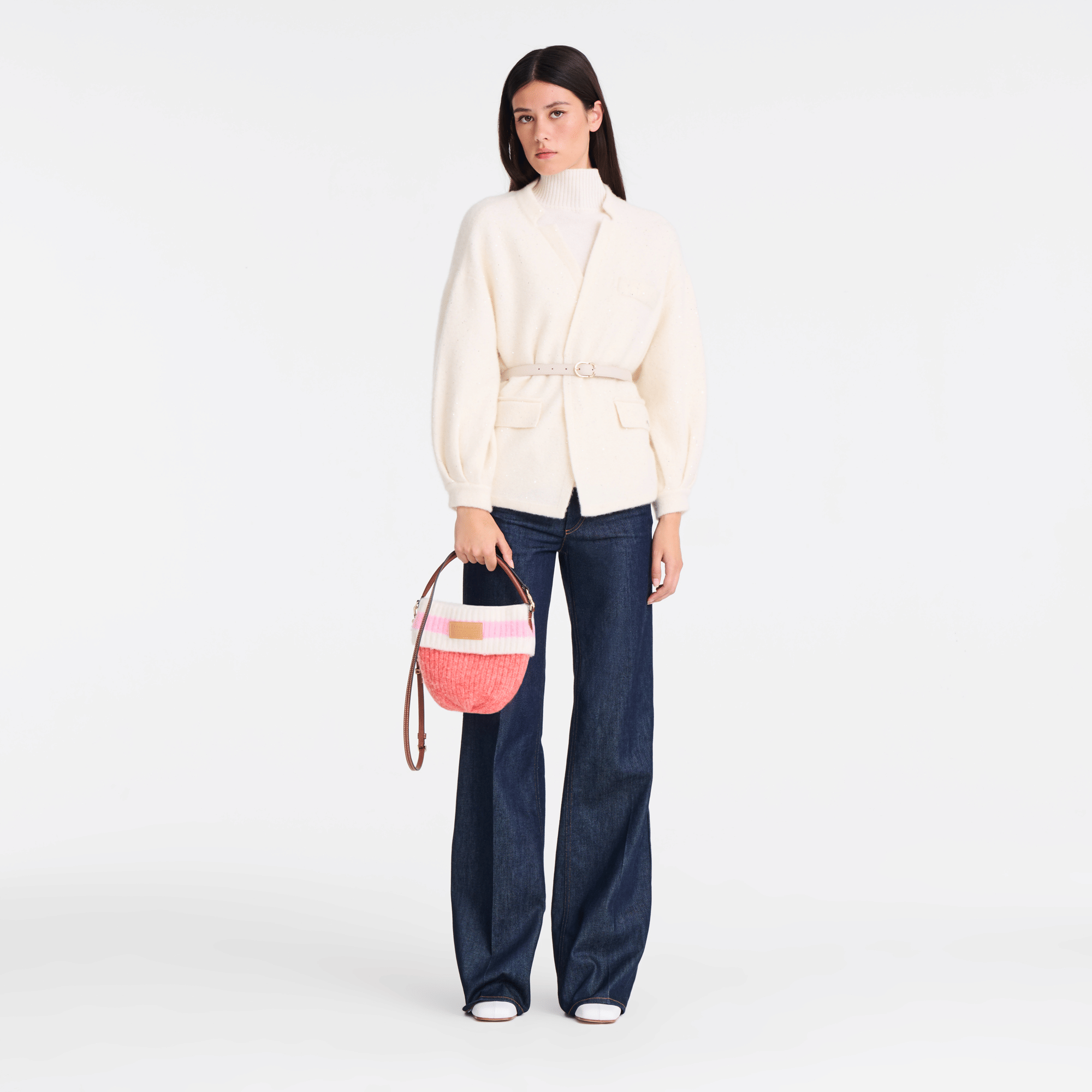 Long Champ Longchamp Le Pliage Collection Crossbody bag Coral/Pink
