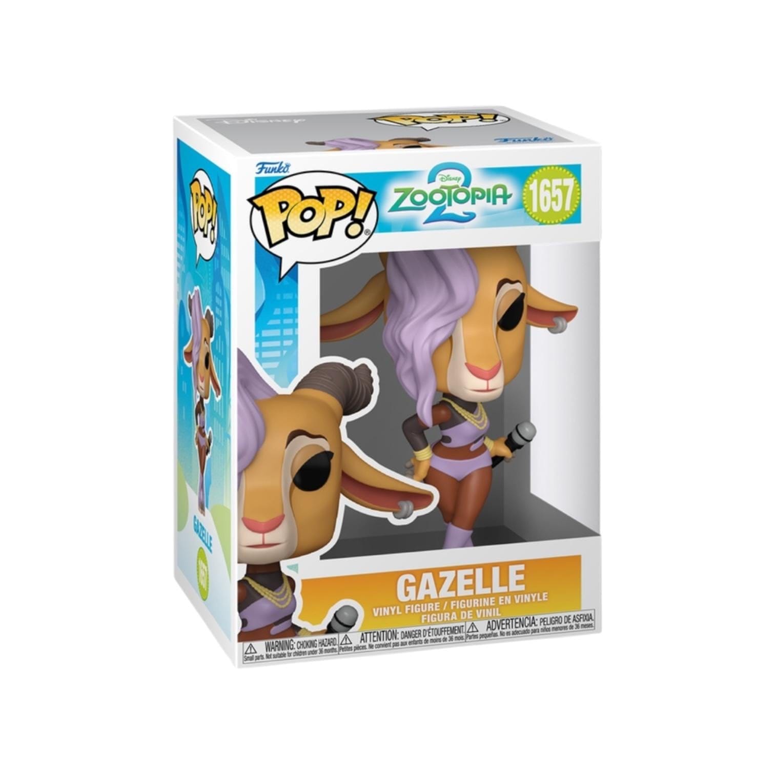 Funko Pop! Gazelle #1657 Funko Pop - Zootopia 2