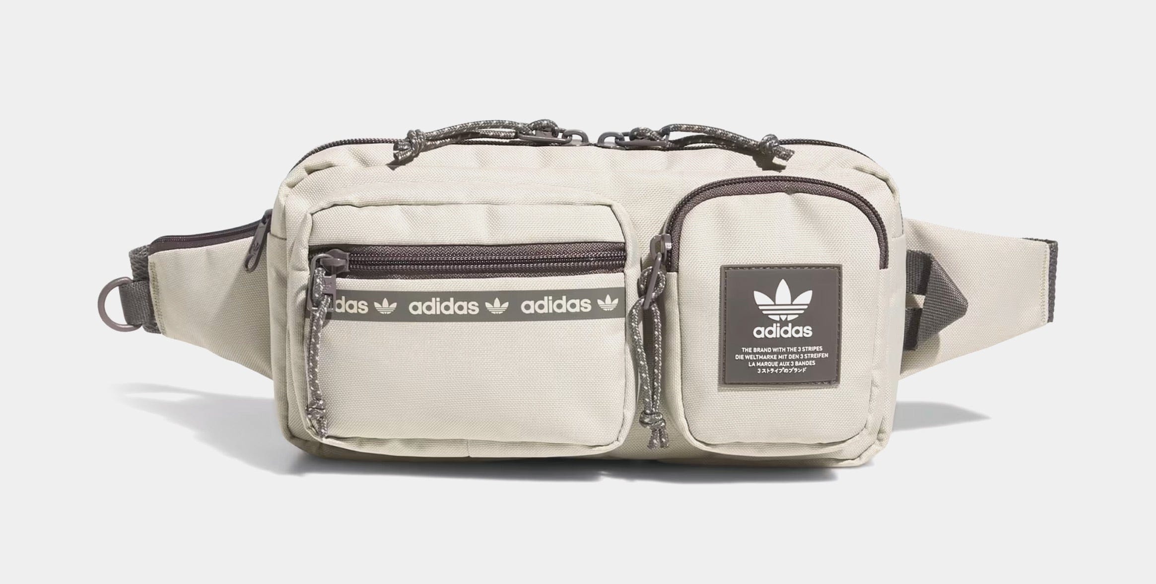 AGRON Originals Rectangle Crossbody Mens Bag (Beige)