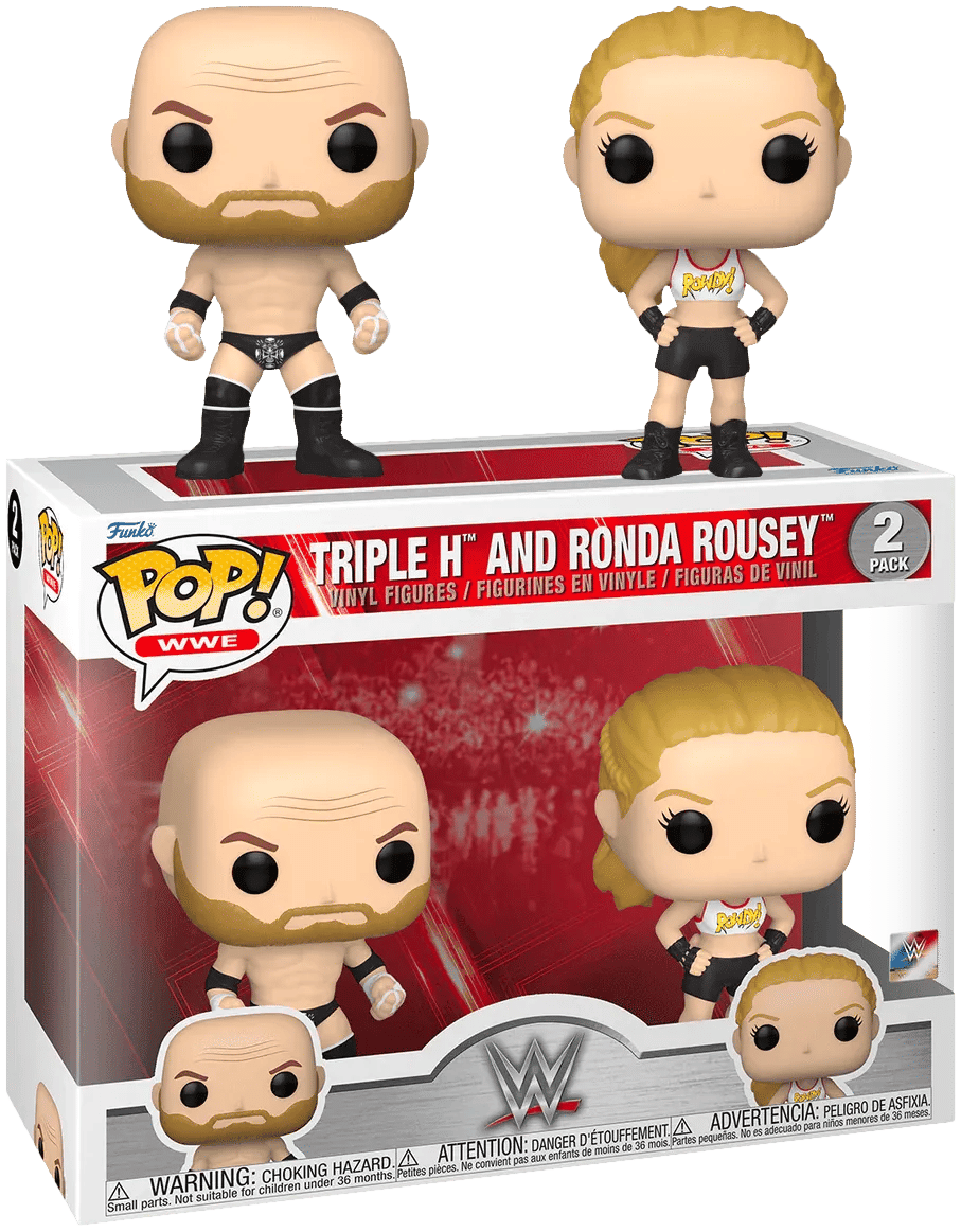 Funko WWE - Rhonda Rousey & Triple H Pop! 2 - Pack