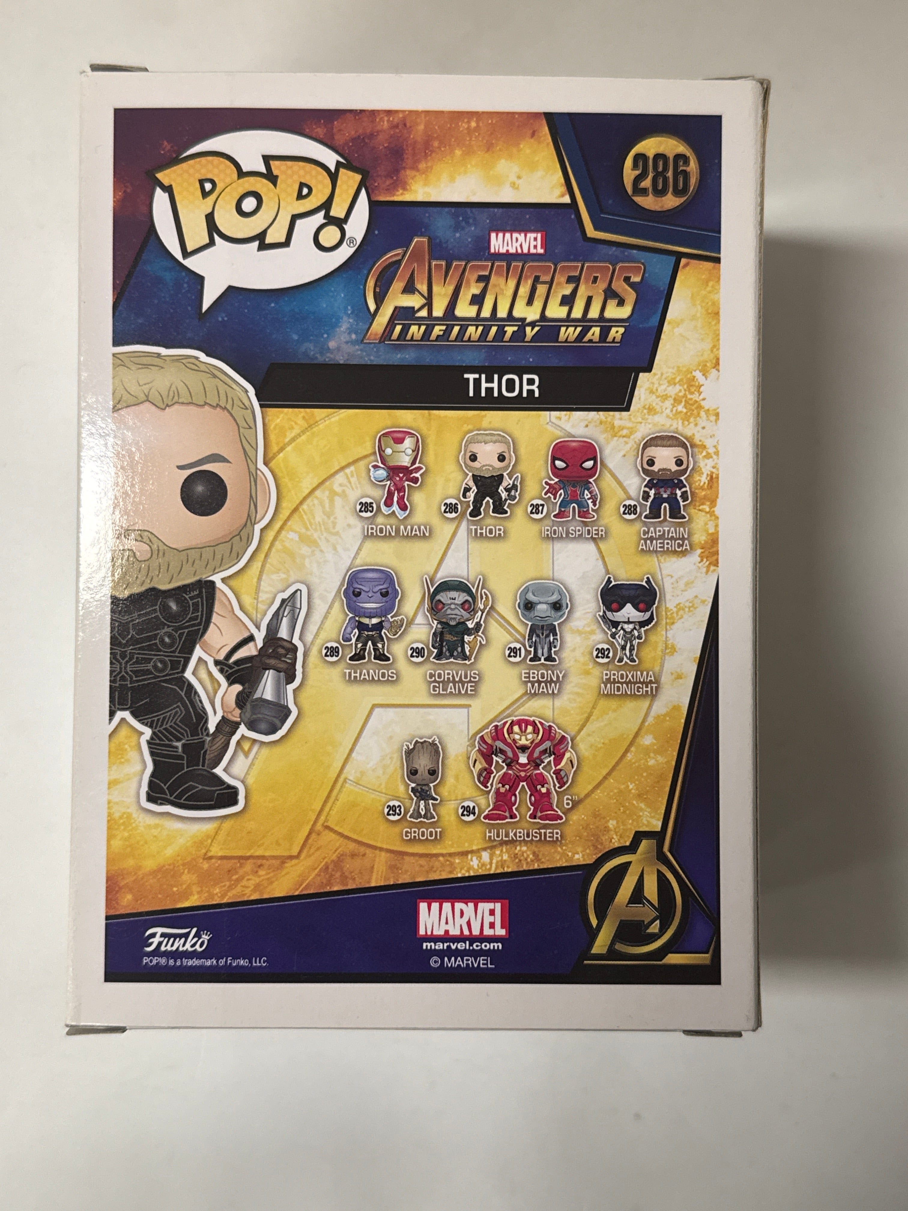 Funko Avengers 3: Infinity War - Thor Pop! Vinyl #286
