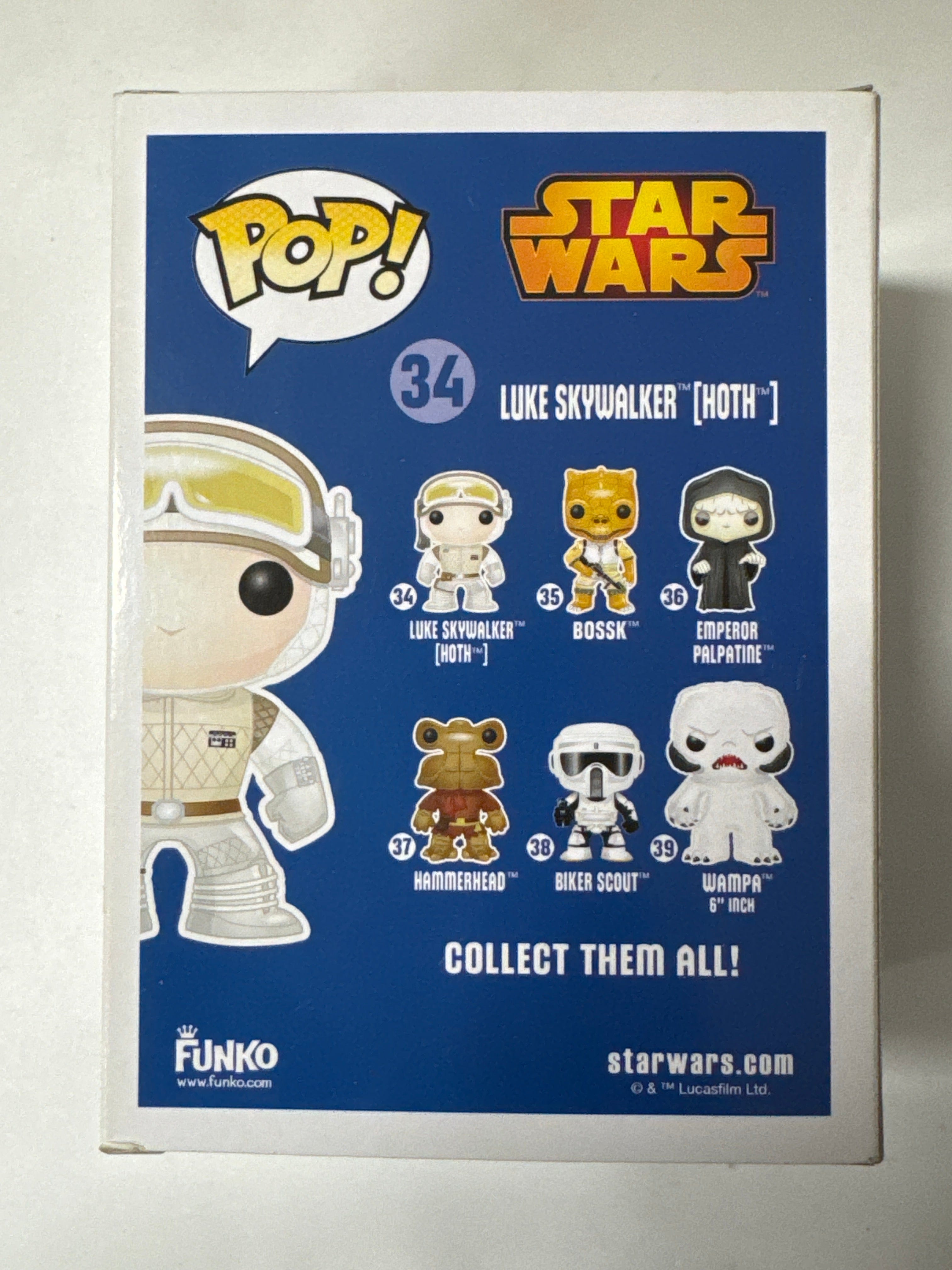 Funko Star Wars - Luke Skywalker (Hoth) Pop Vinyl #34