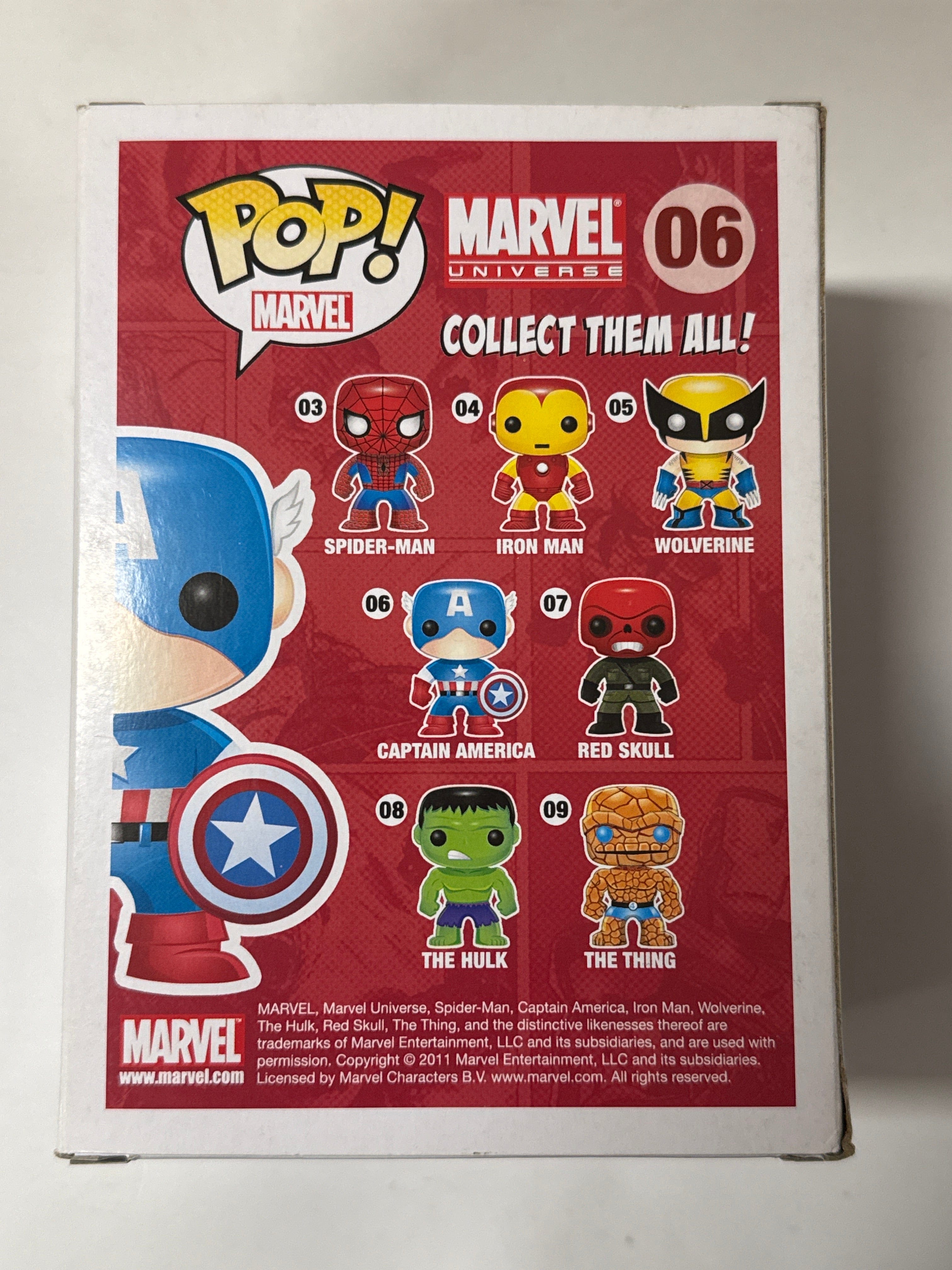 Funko Marvel Comics - Captain America Pop! Vinyl #06