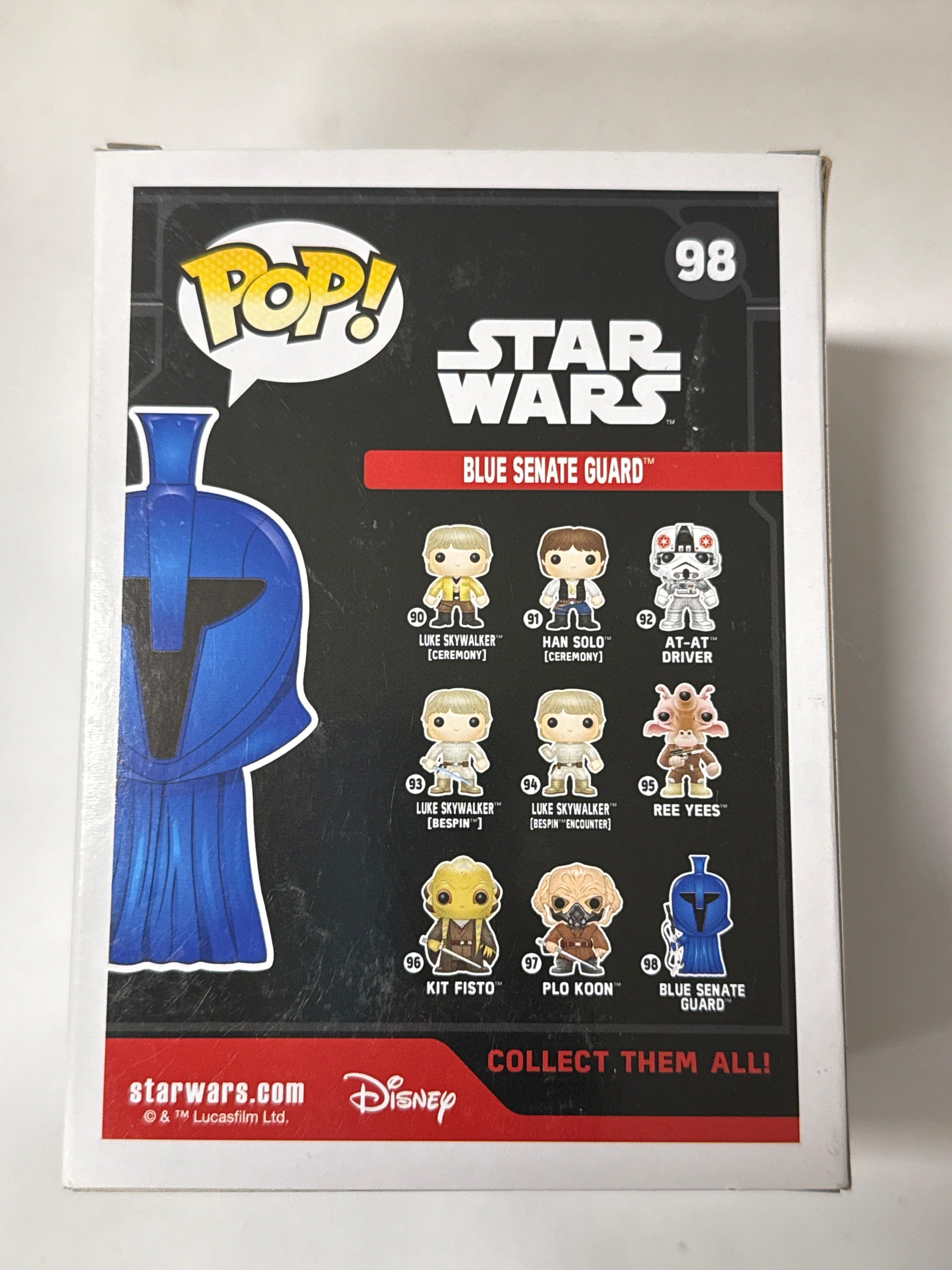 Funko Star Wars - Blue Senate Guard Pop Vinyl #98