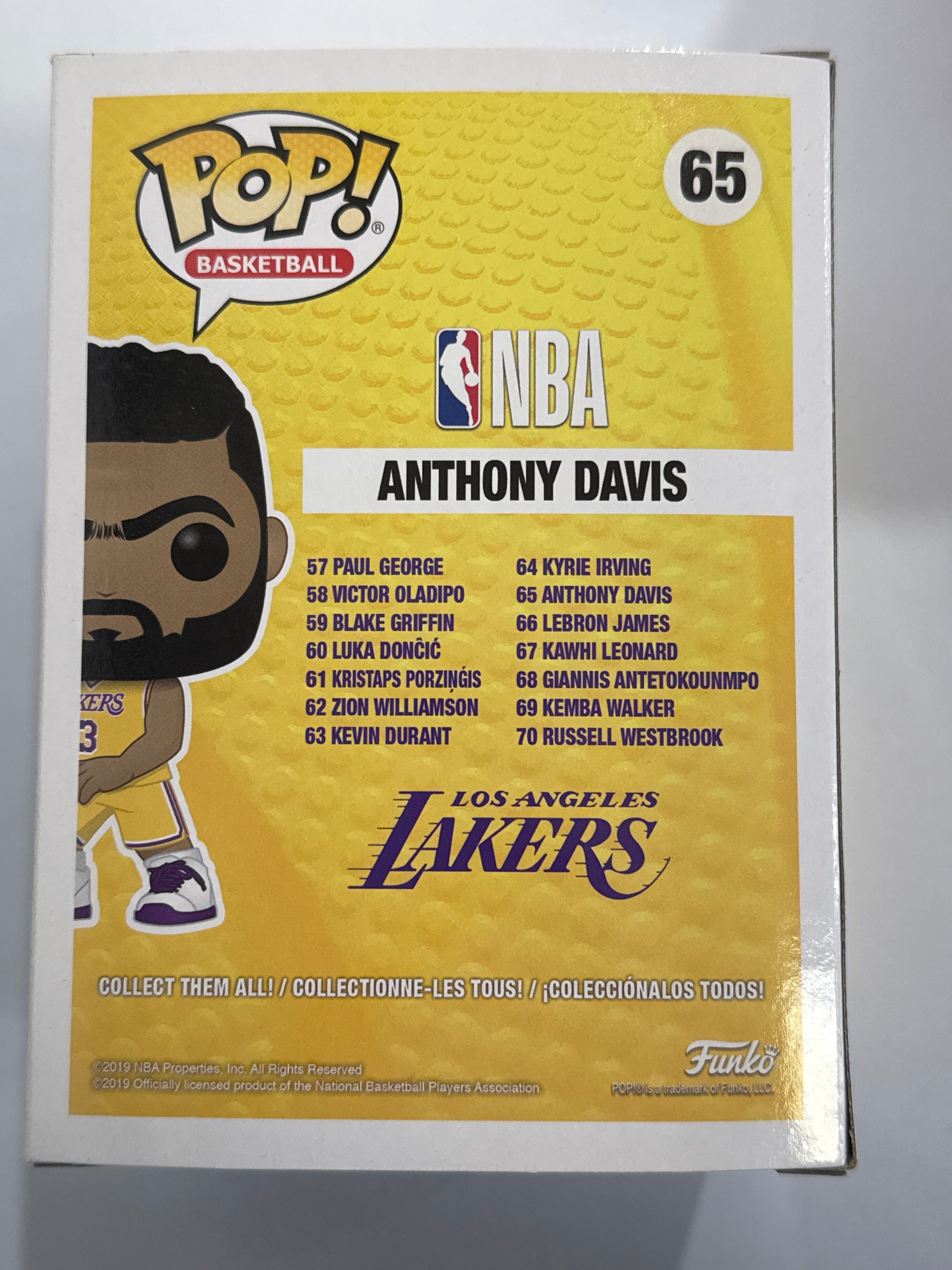 Funko NBA: Lakers - Anthony Davis Pop! Vinyl #65
