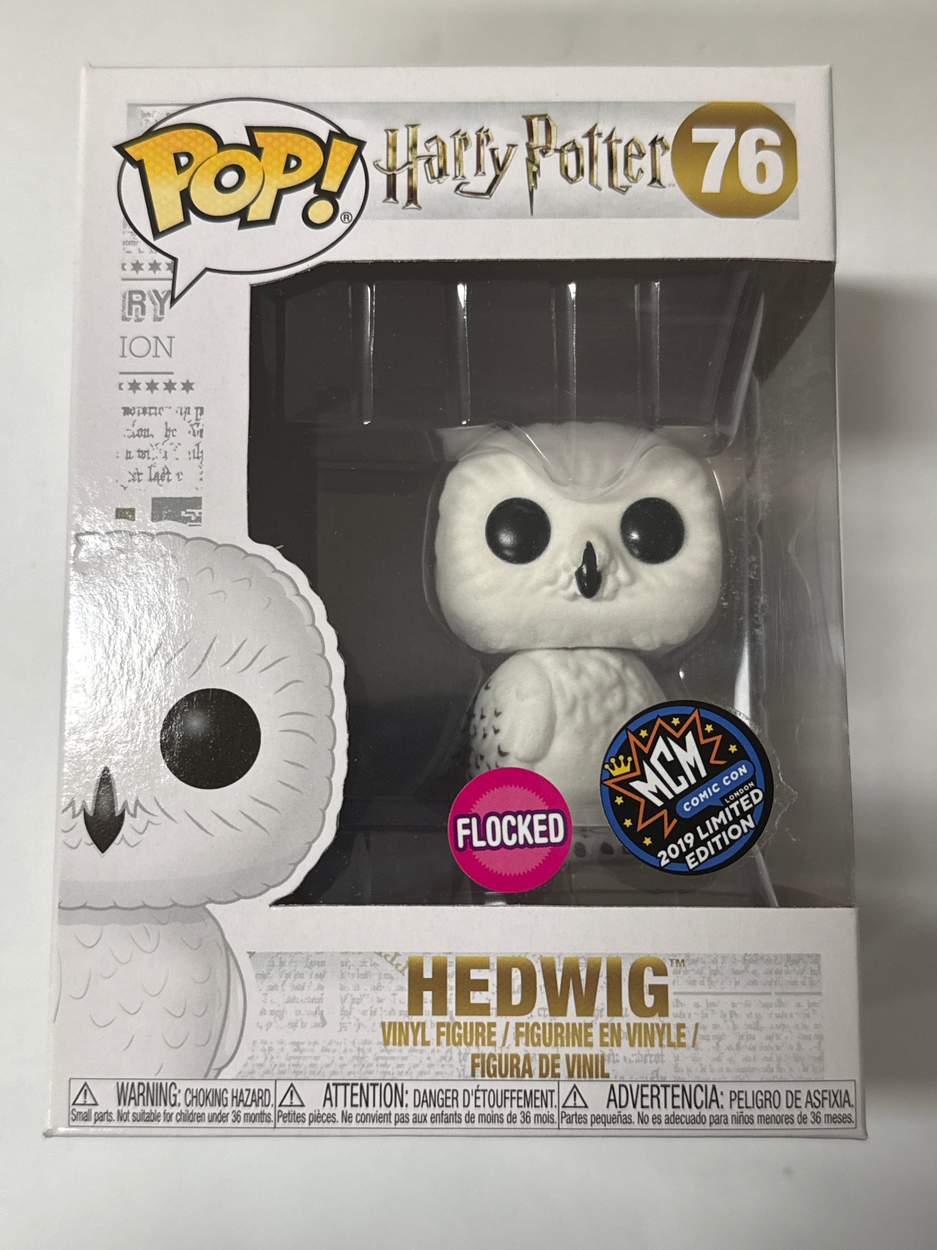 Funko Harry Potter - Hedwig Flocked US Exclusive Pop! Vinyl #76