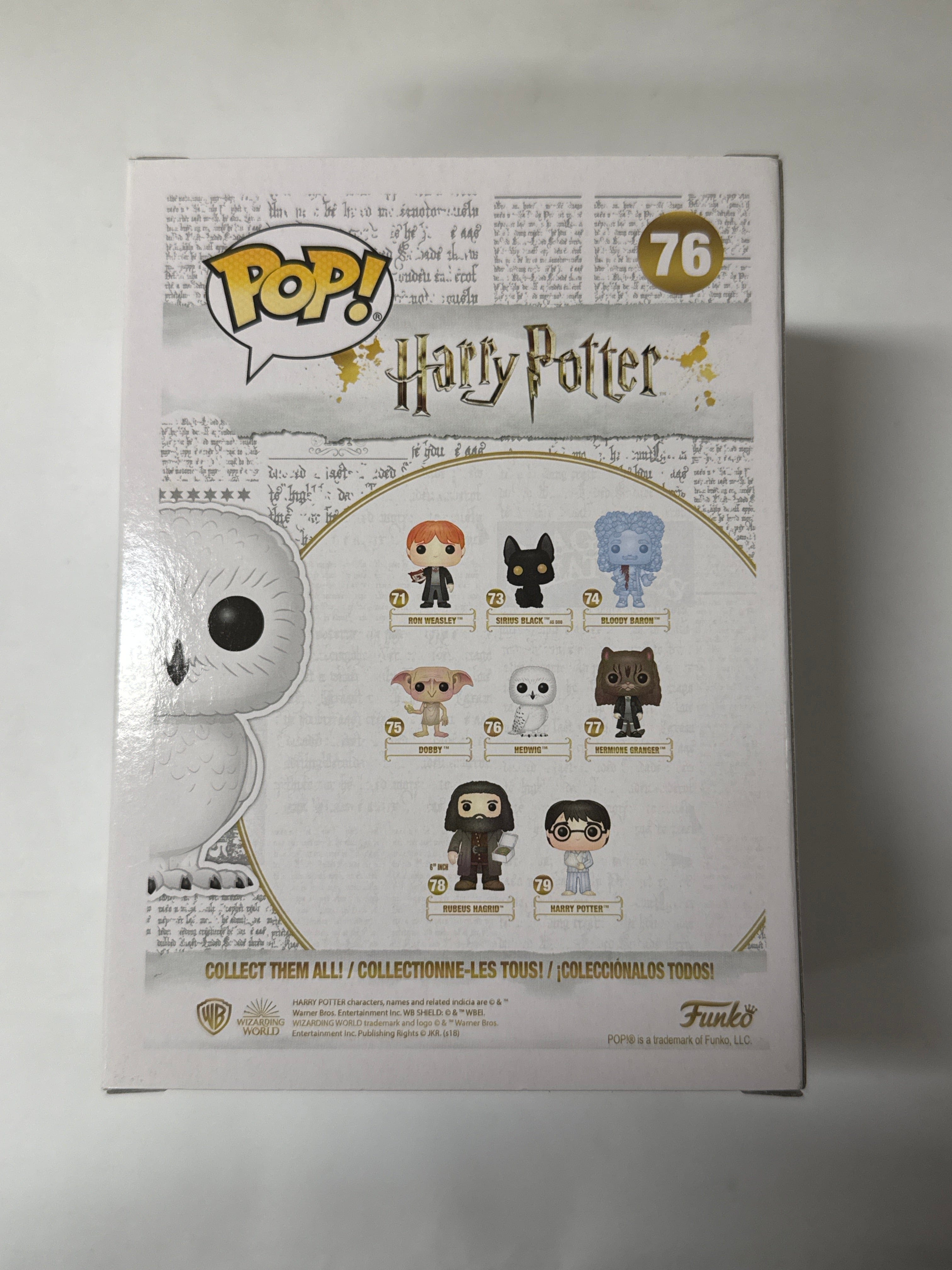 Funko Harry Potter - Hedwig Flocked US Exclusive Pop! Vinyl #76