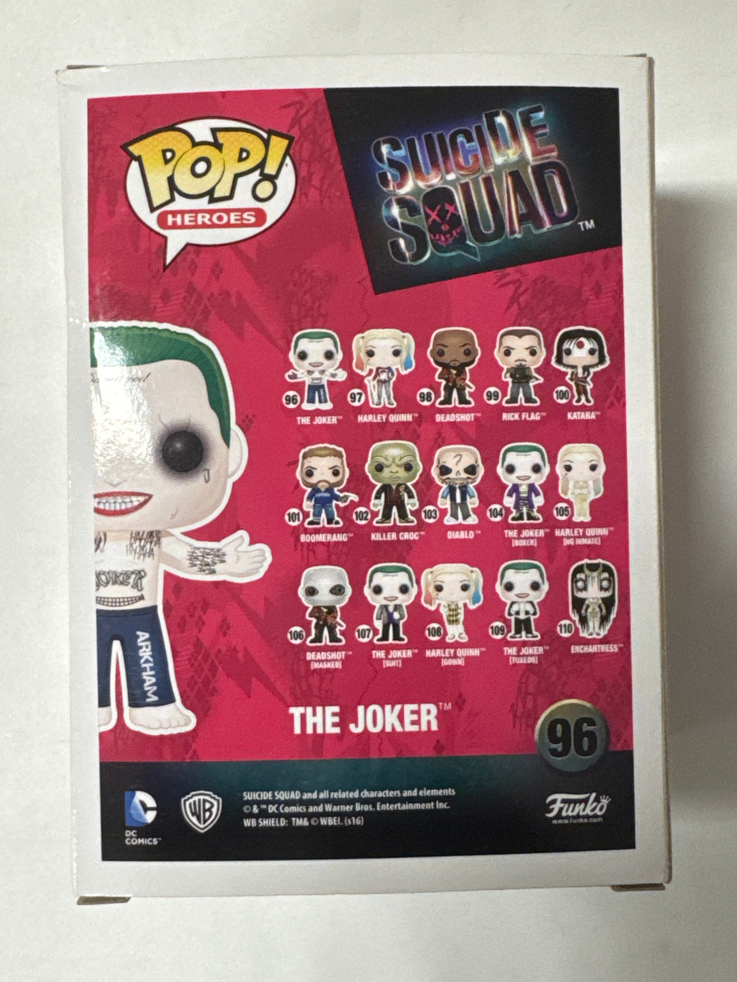 Funko Suicide Squad (2016) - Joker Shirtless Pop! Vinyl #96