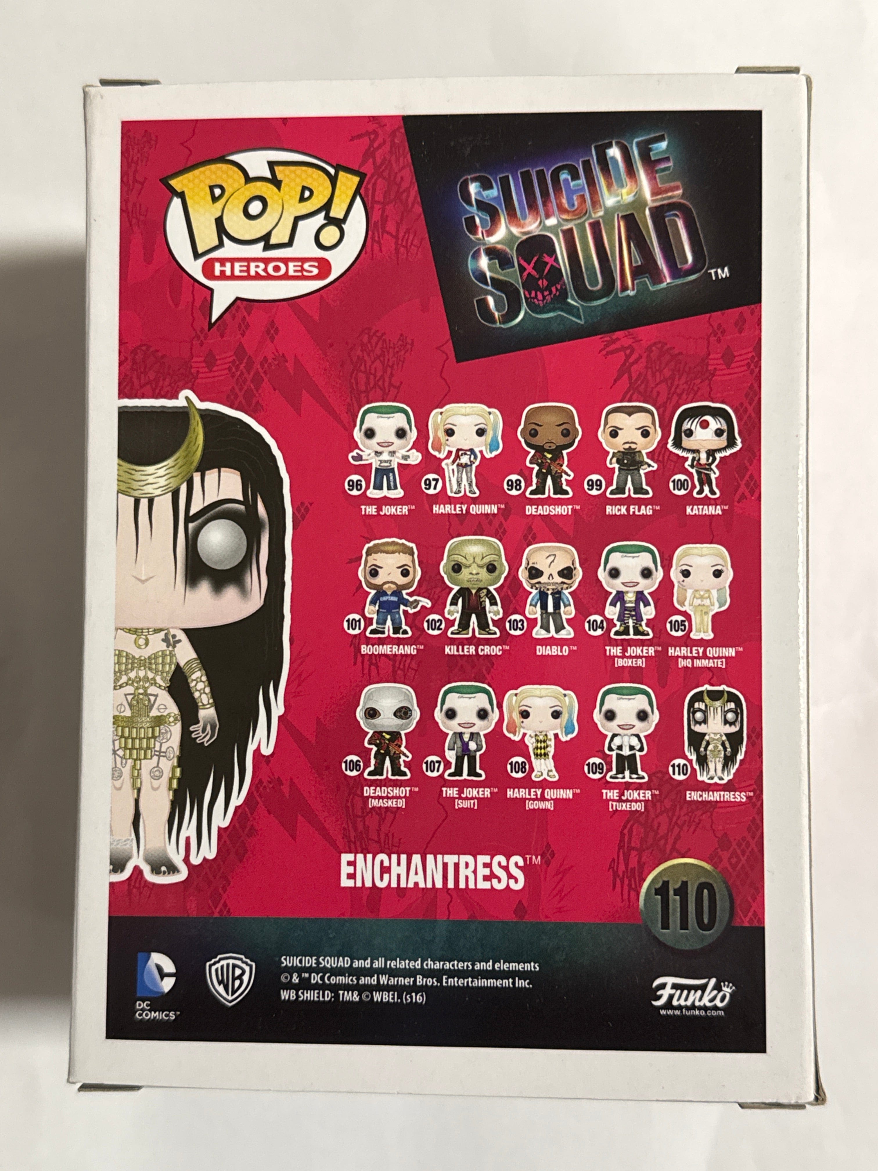Funko Suicide Squad - Enchantress Legion Of Collectors Exclusive Pop! Vinyl #110