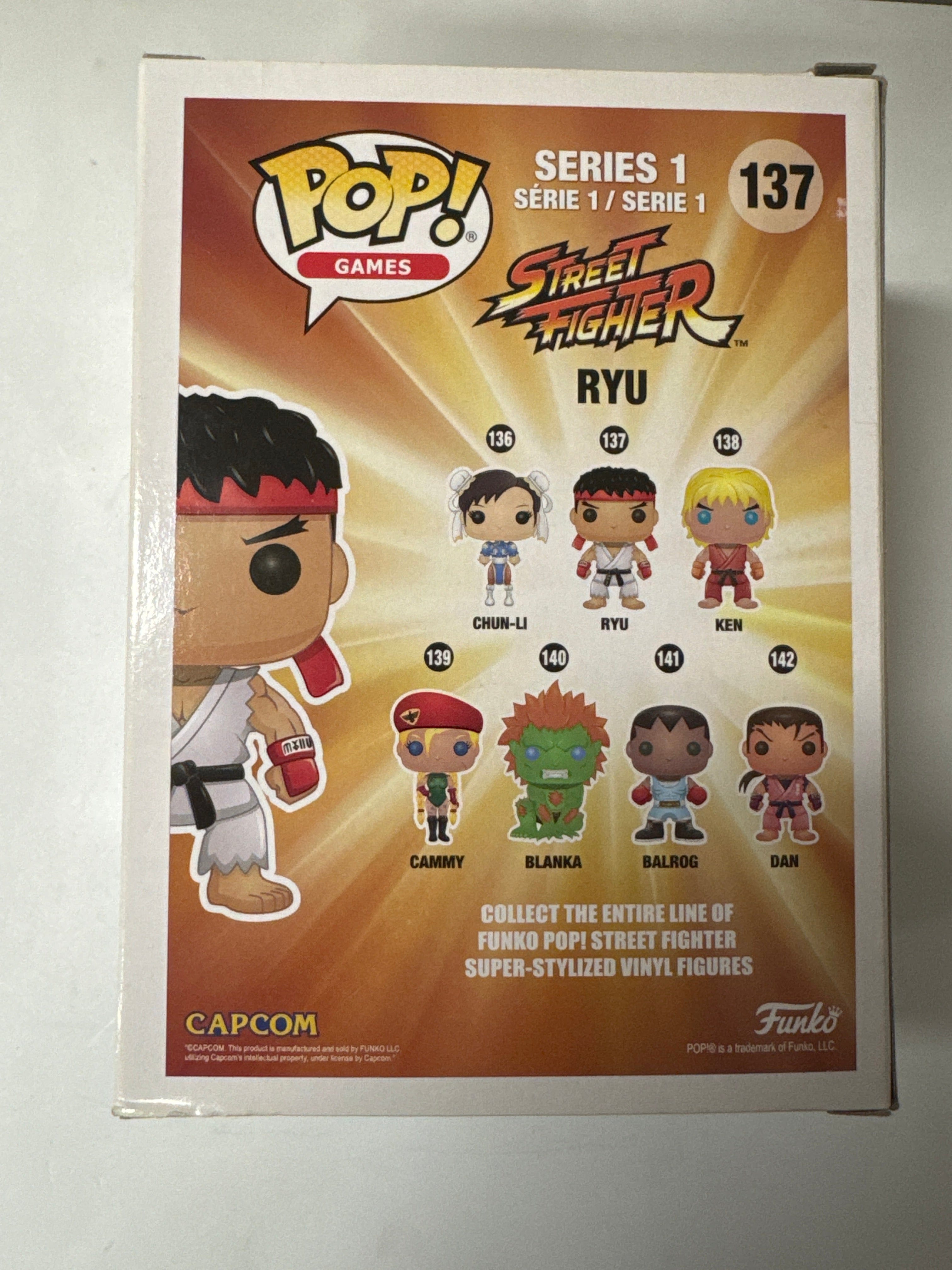 Funko Street Fighter - Ryu Pop! Vinyl #137