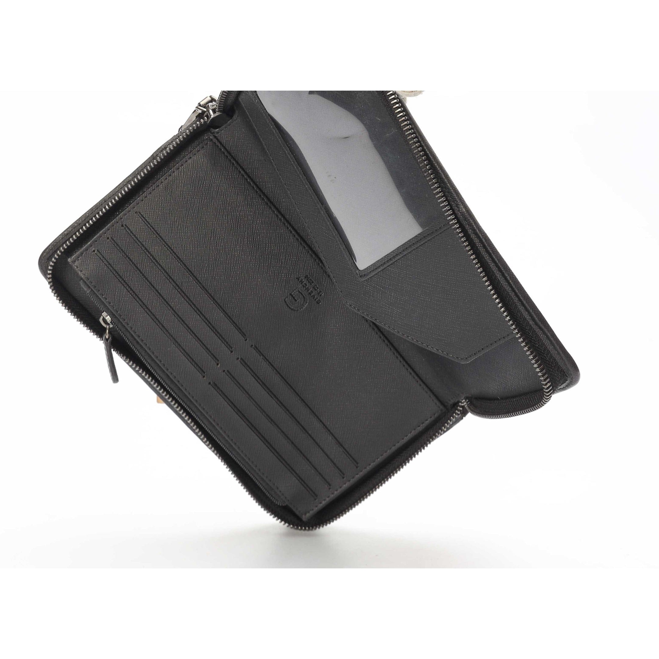 Givenchy Black Zip Around Wallet