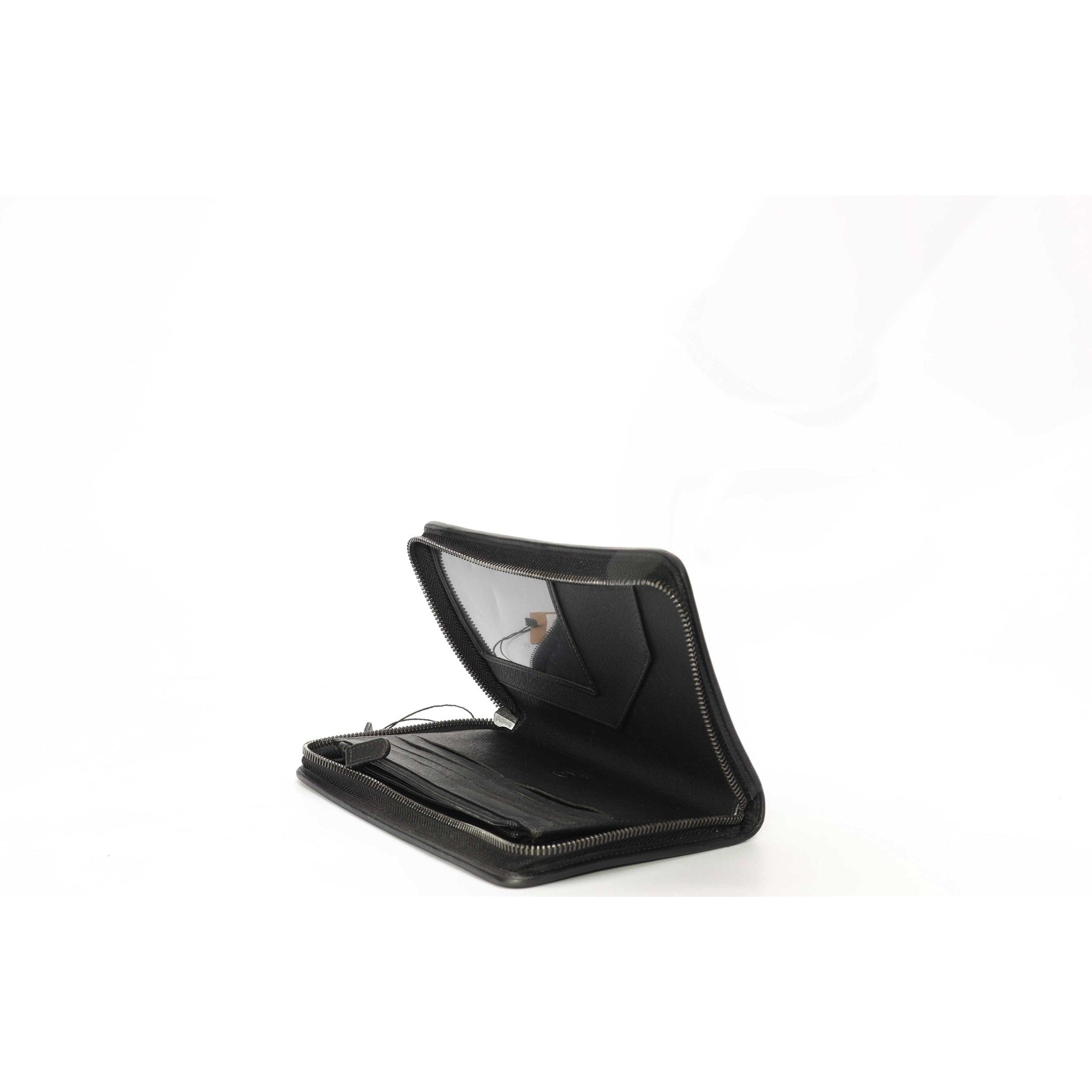 Givenchy Black Zip Around Wallet