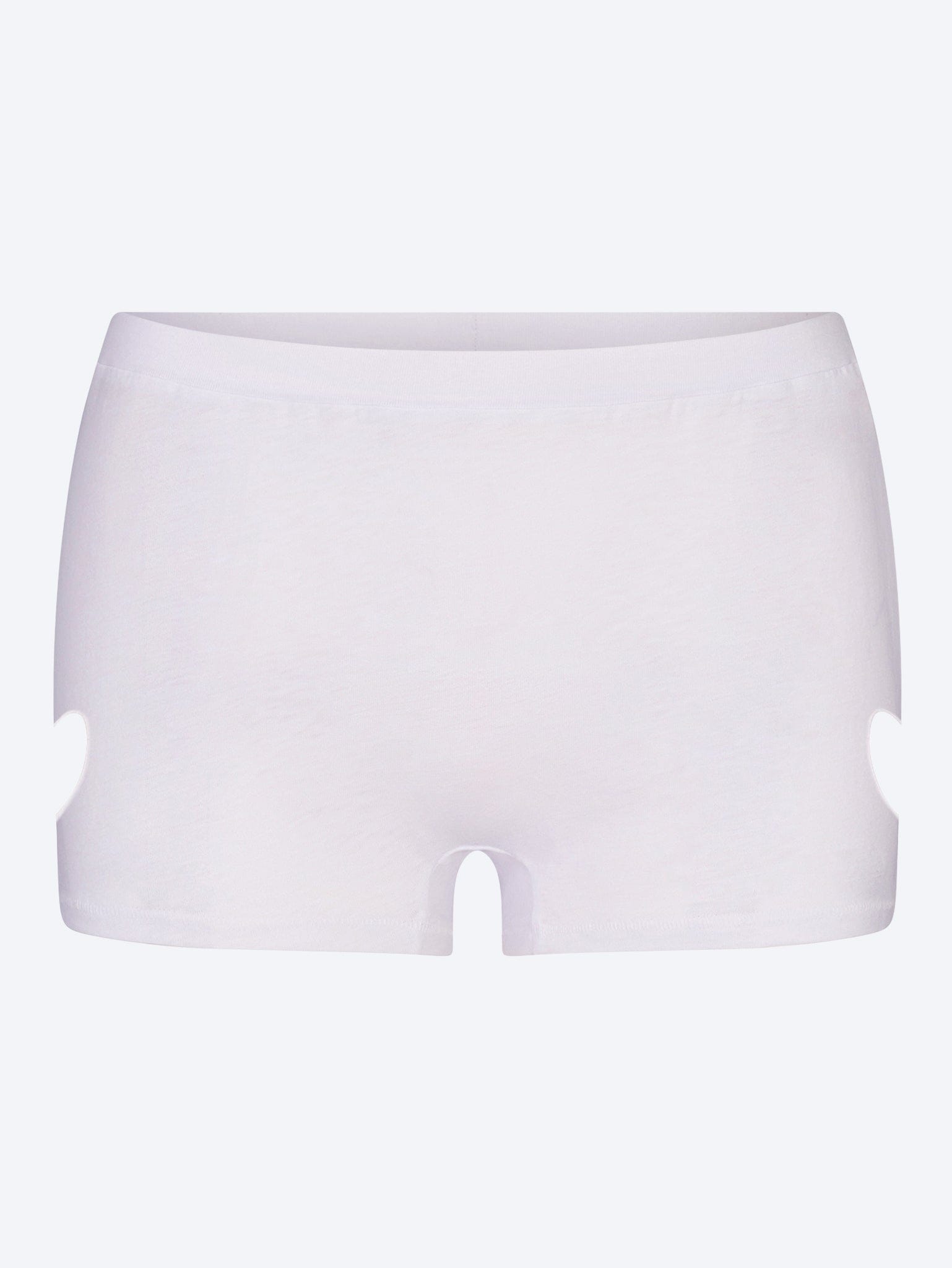 SKIMS Worn in jersey micro heart shorts