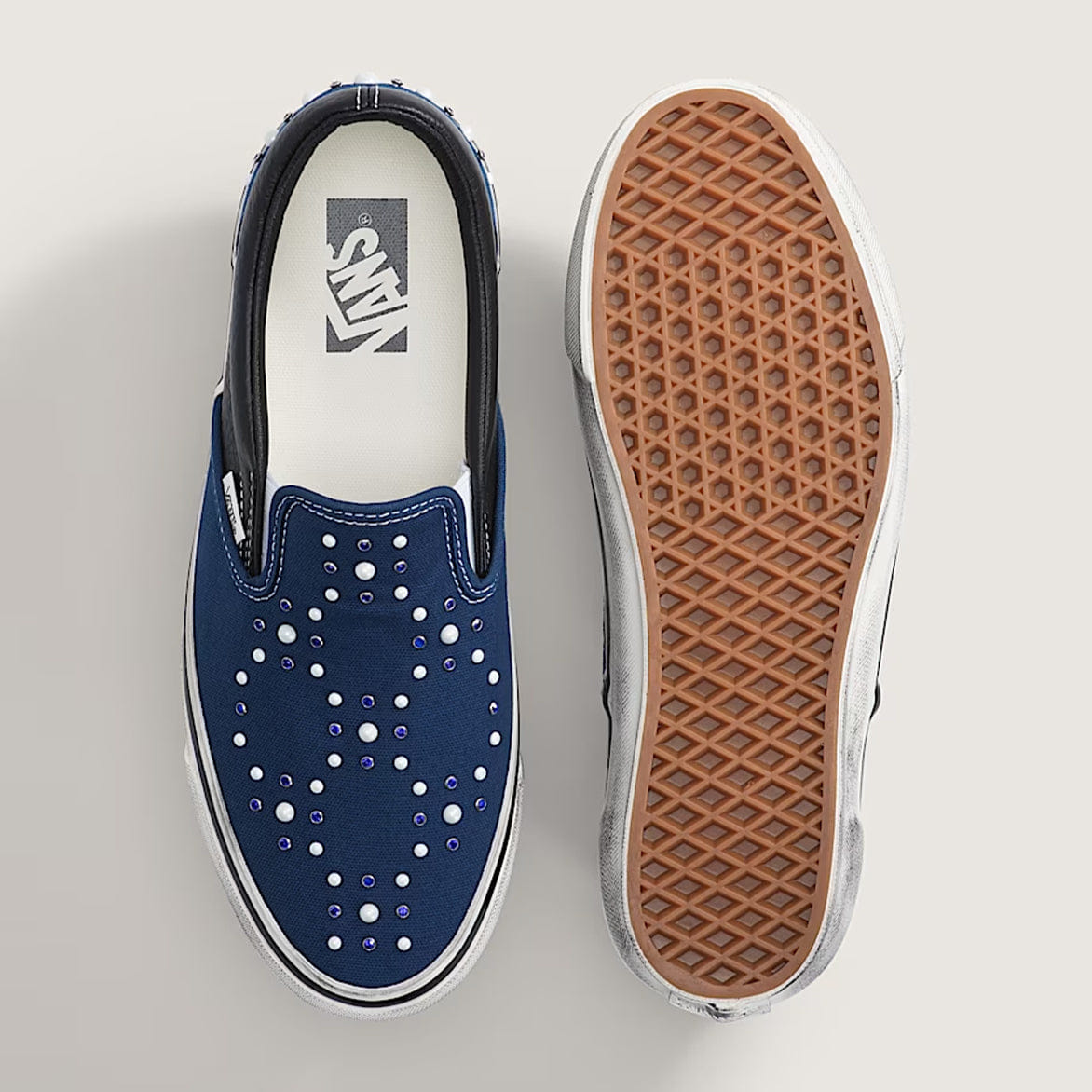 Vans LX CLASSIC SLIP - ON 98 PEARLIZED - INDIGO BLUE