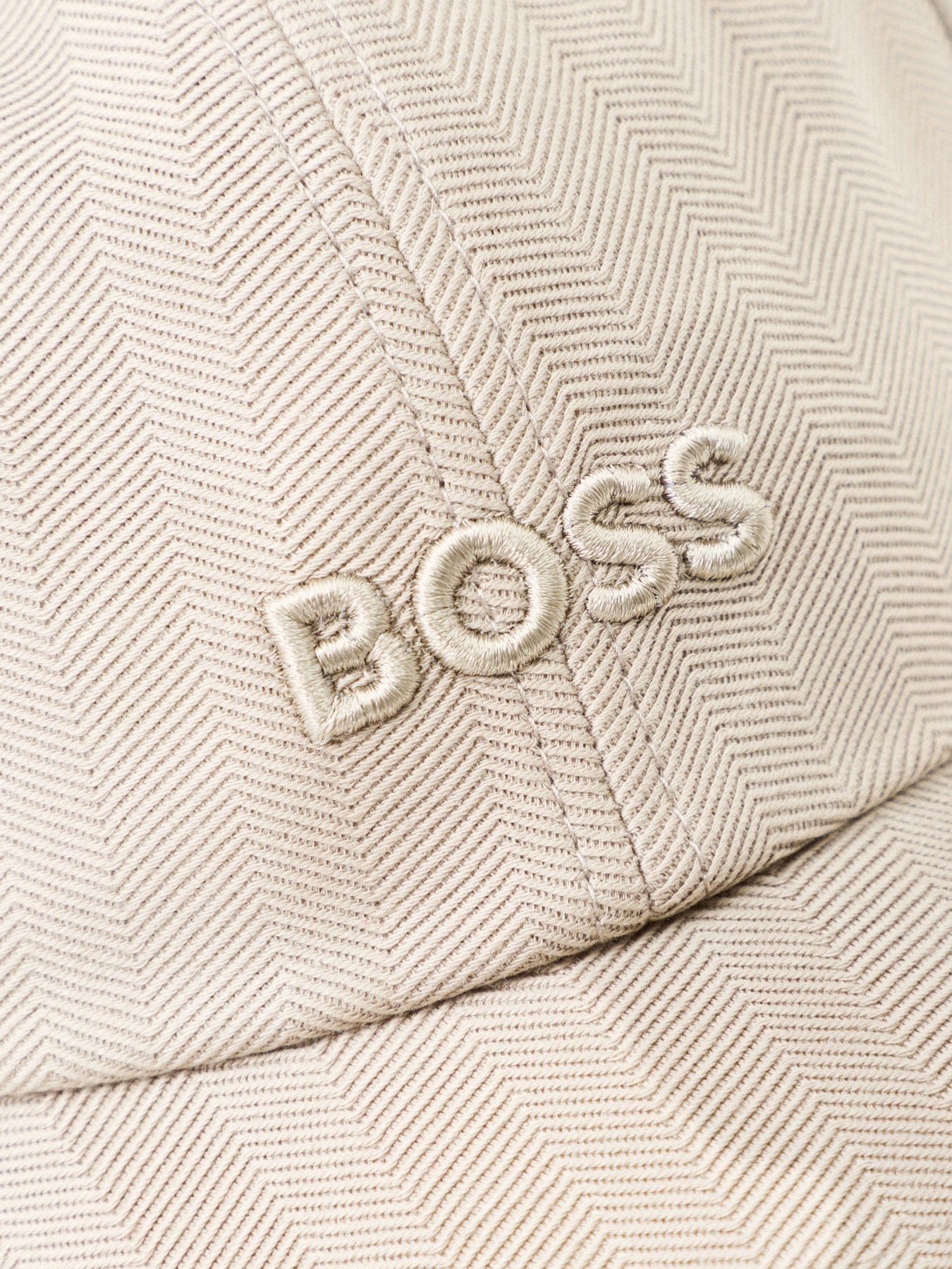 BOSS Zed J Herringbone Cap Beige
