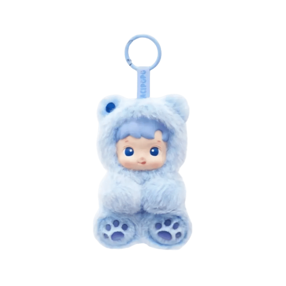 Pop Mart HACIPUPU Gummy Bear Series Vinyl Blueberry Flavor Plush Pendant