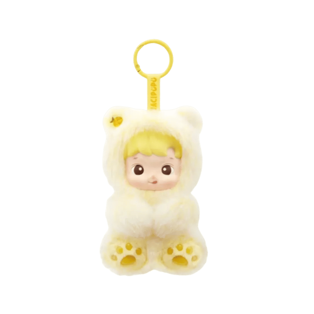 Pop Mart HACIPUPU Gummy Bear Series Vinyl Pineapple Flavor Plush Pendant