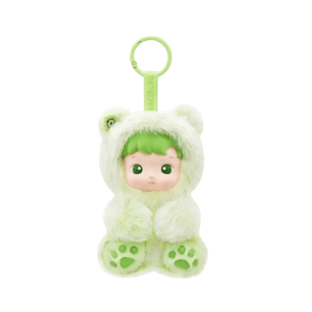 Pop Mart HACIPUPU Gummy Bear Series Vinyl Green Apple Flavor Plush Pendant