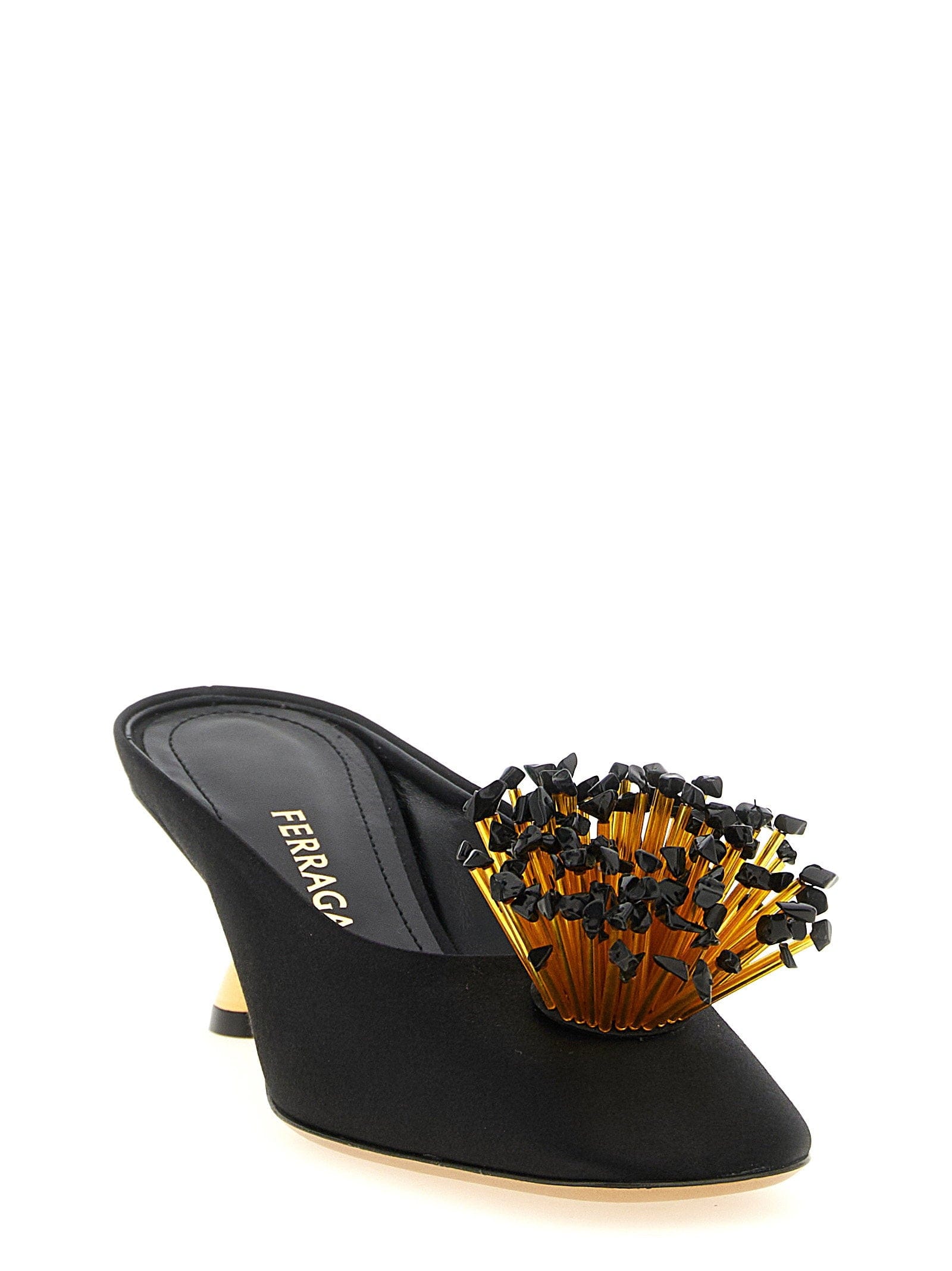 Ferragamo Safi Mule — Black