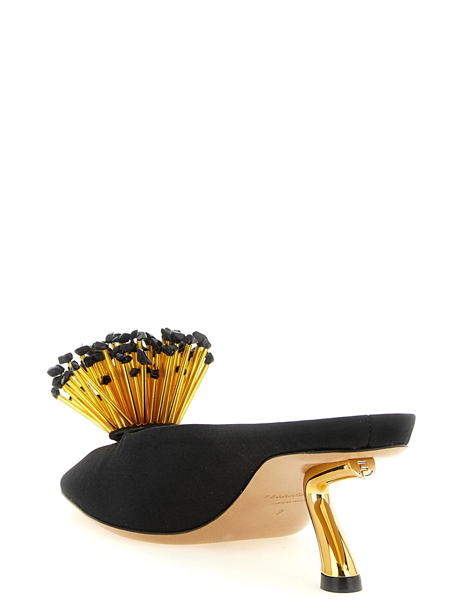 Ferragamo Safi Mule — Black