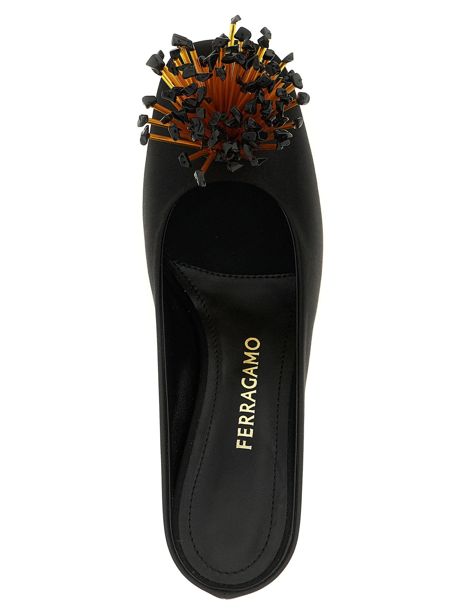 Ferragamo Safi Mule — Black