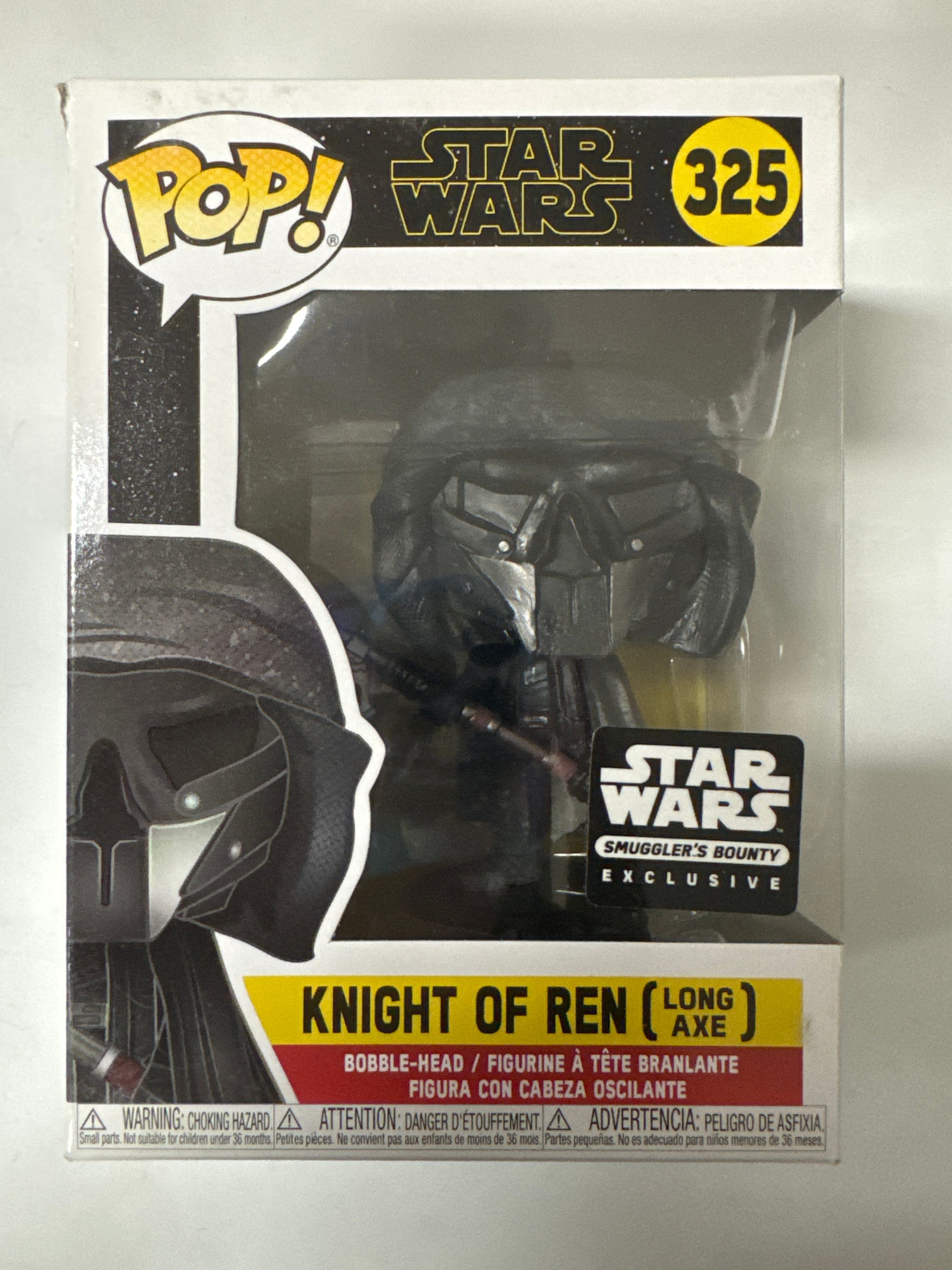 Funko Star Wars - Knight of Ren (Long Axe) Smugglers Bounty Exclusive Pop Vinyl #325