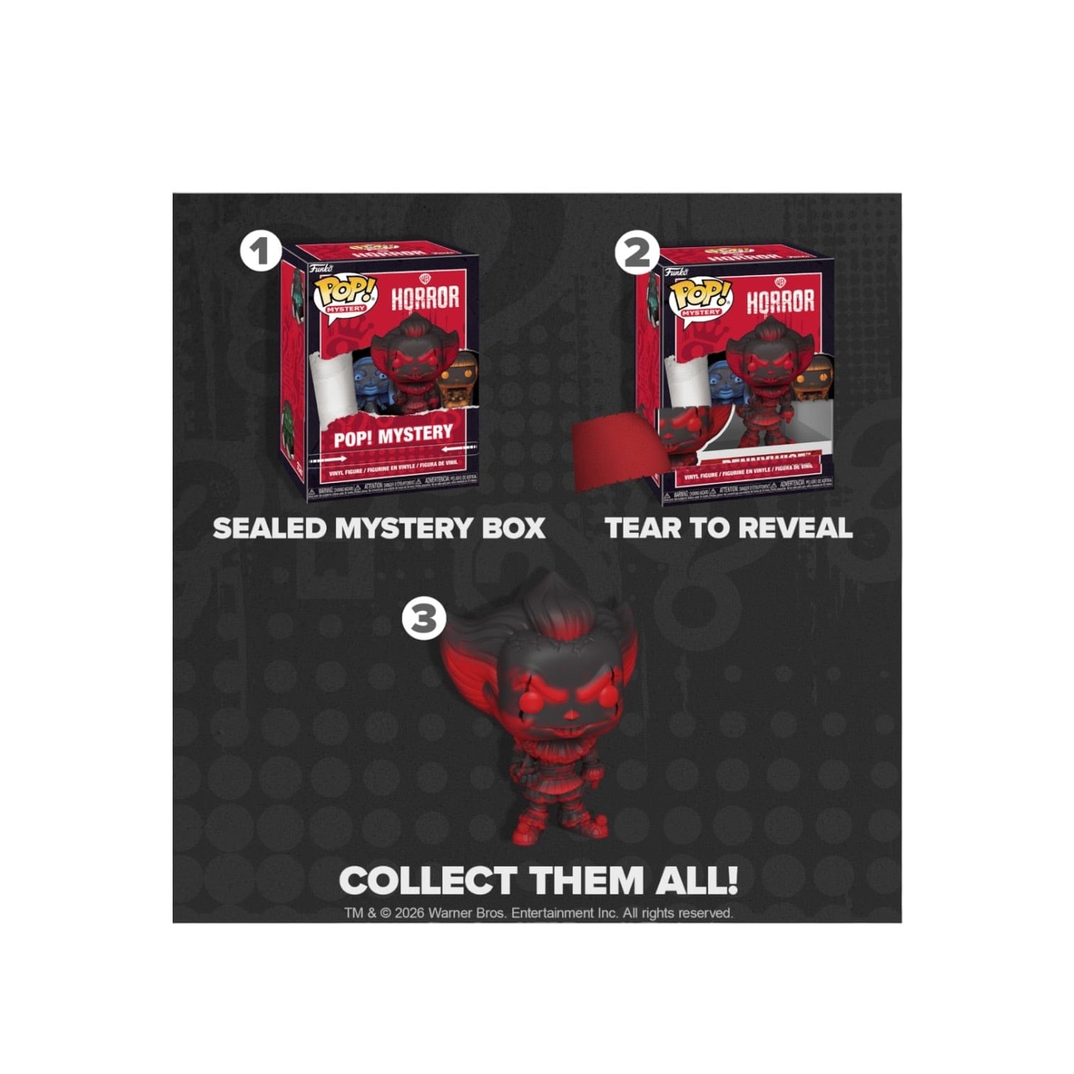 Funko Horror Mystery Funko Pops - Chance of Chase - PREORDER