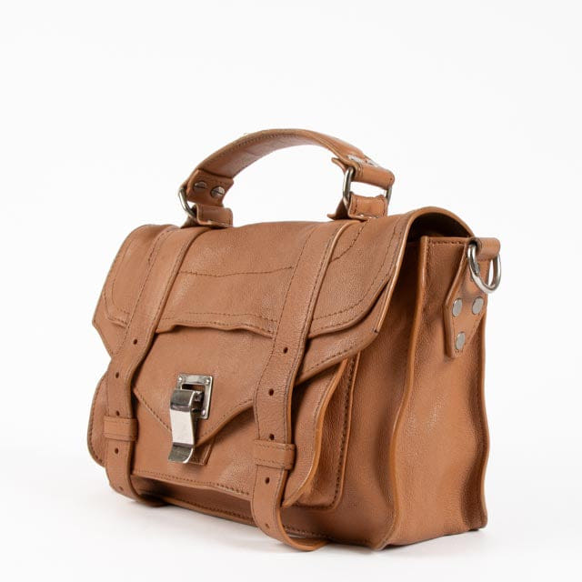 Proenza Schouler Brown Leather PS1 Tiny Bag