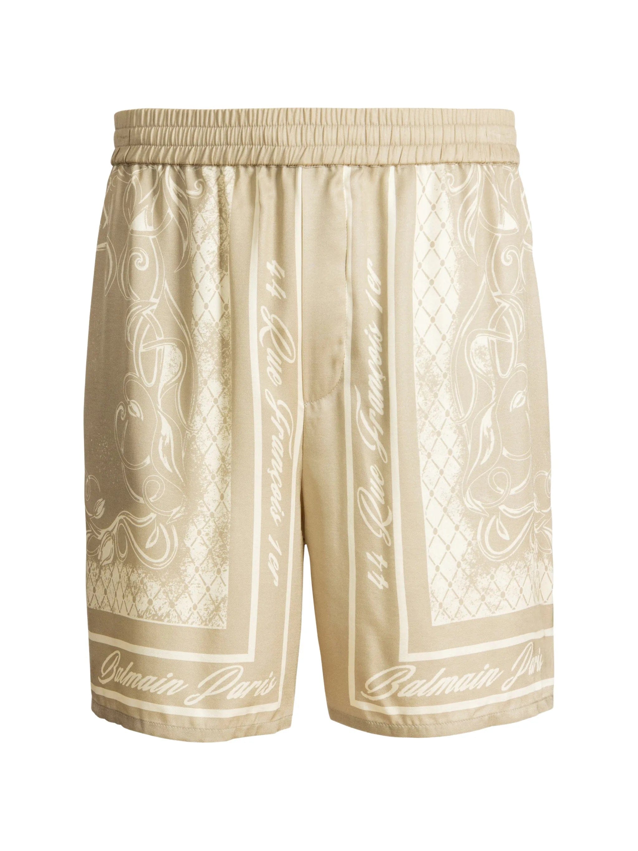 Balmain printed Foulard pyjama shorts