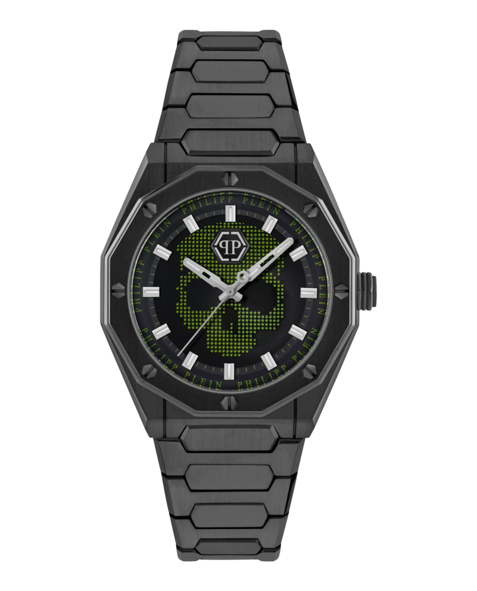 Philipp Plein Mens Black 44 mm Bracelet Fashion Watch
