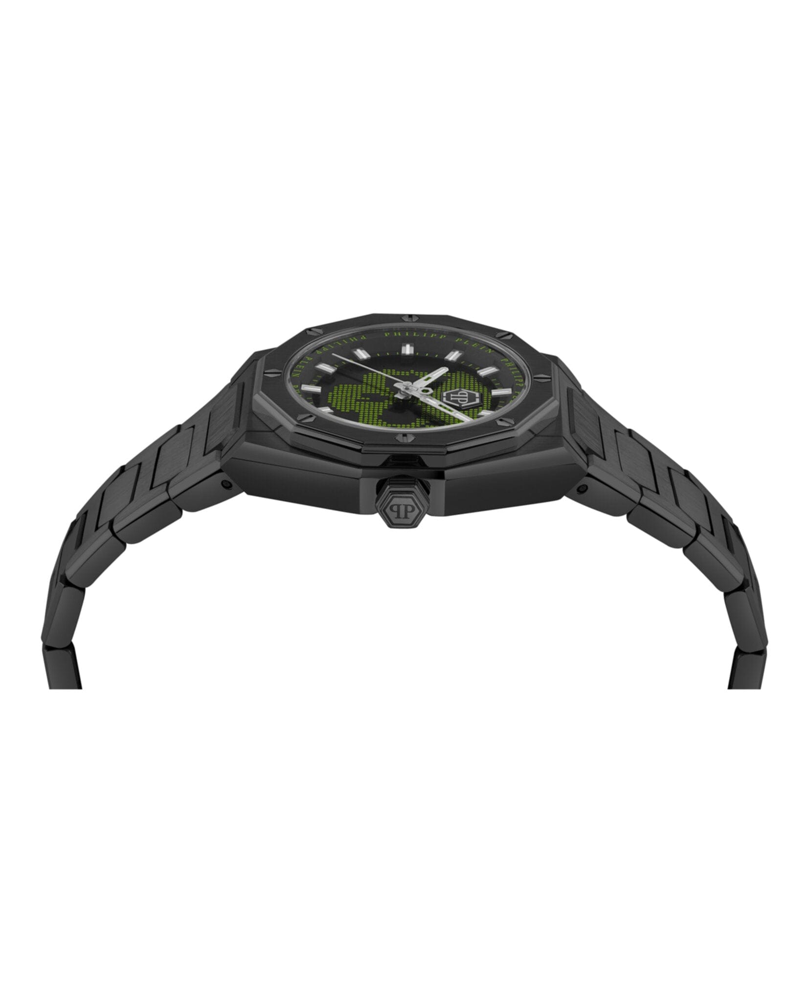 Philipp Plein Mens Black 44 mm Bracelet Fashion Watch