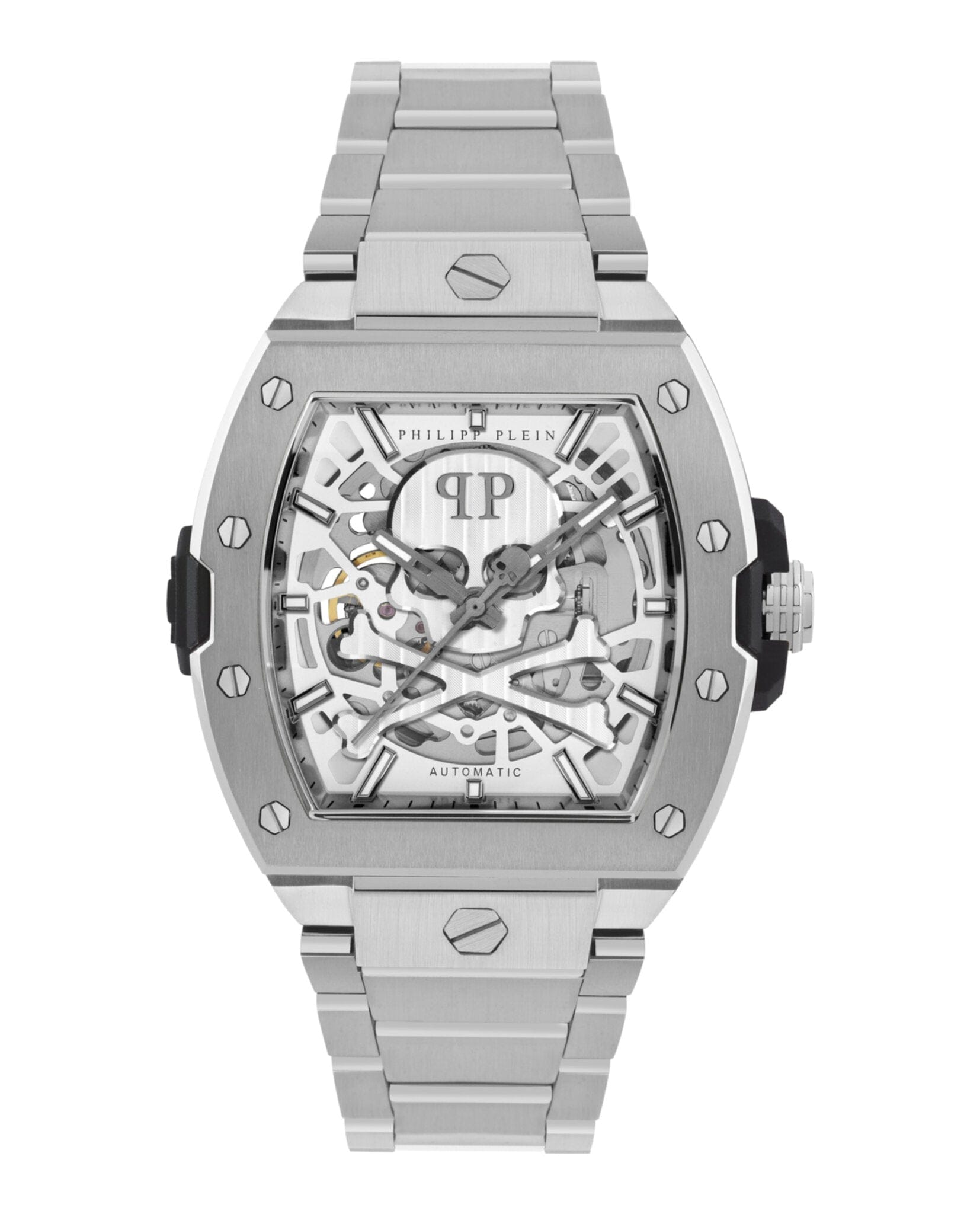 Philipp Plein Mens Stainless Steel 44 mm Bracelet Fashion Watch