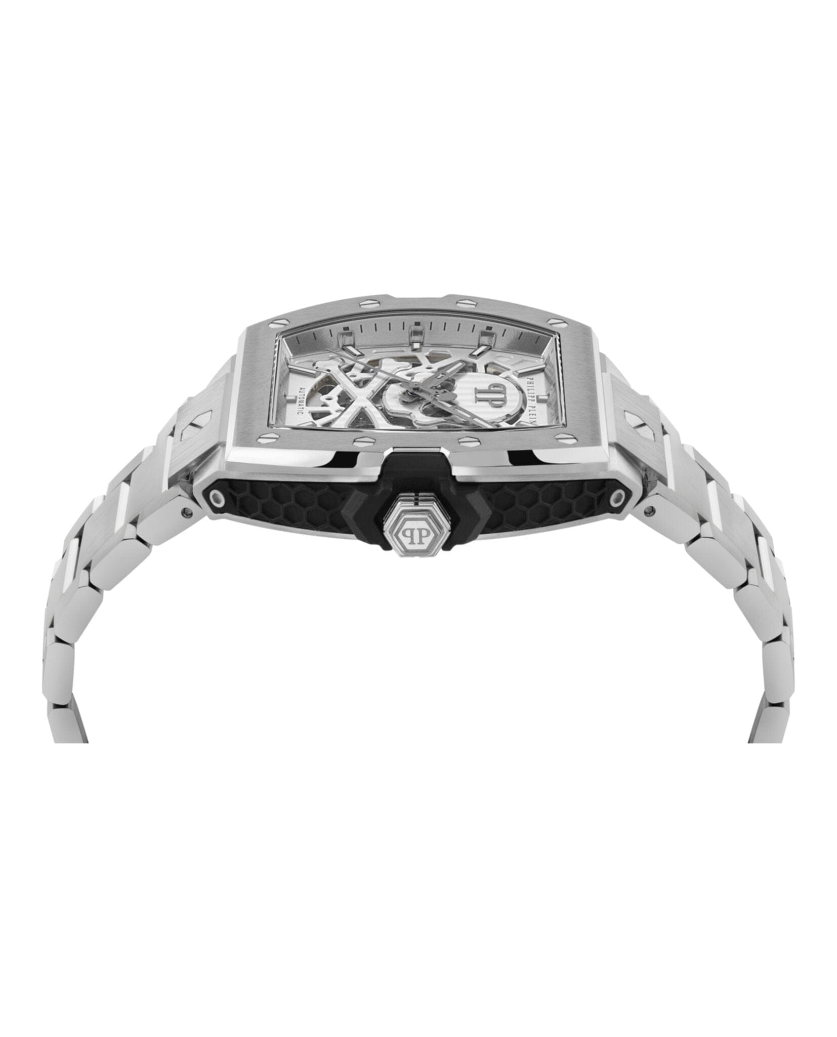 Philipp Plein Mens Stainless Steel 44 mm Bracelet Fashion Watch