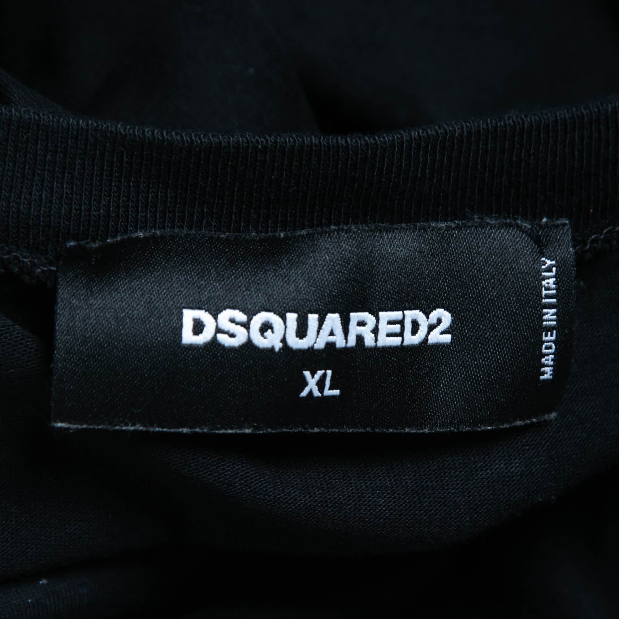 Dsquared2 Black Print Cotton Tank T - Shirt